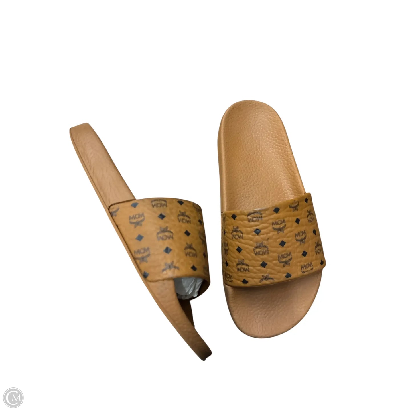Sandals Luxury Designer By Mcm In Tan