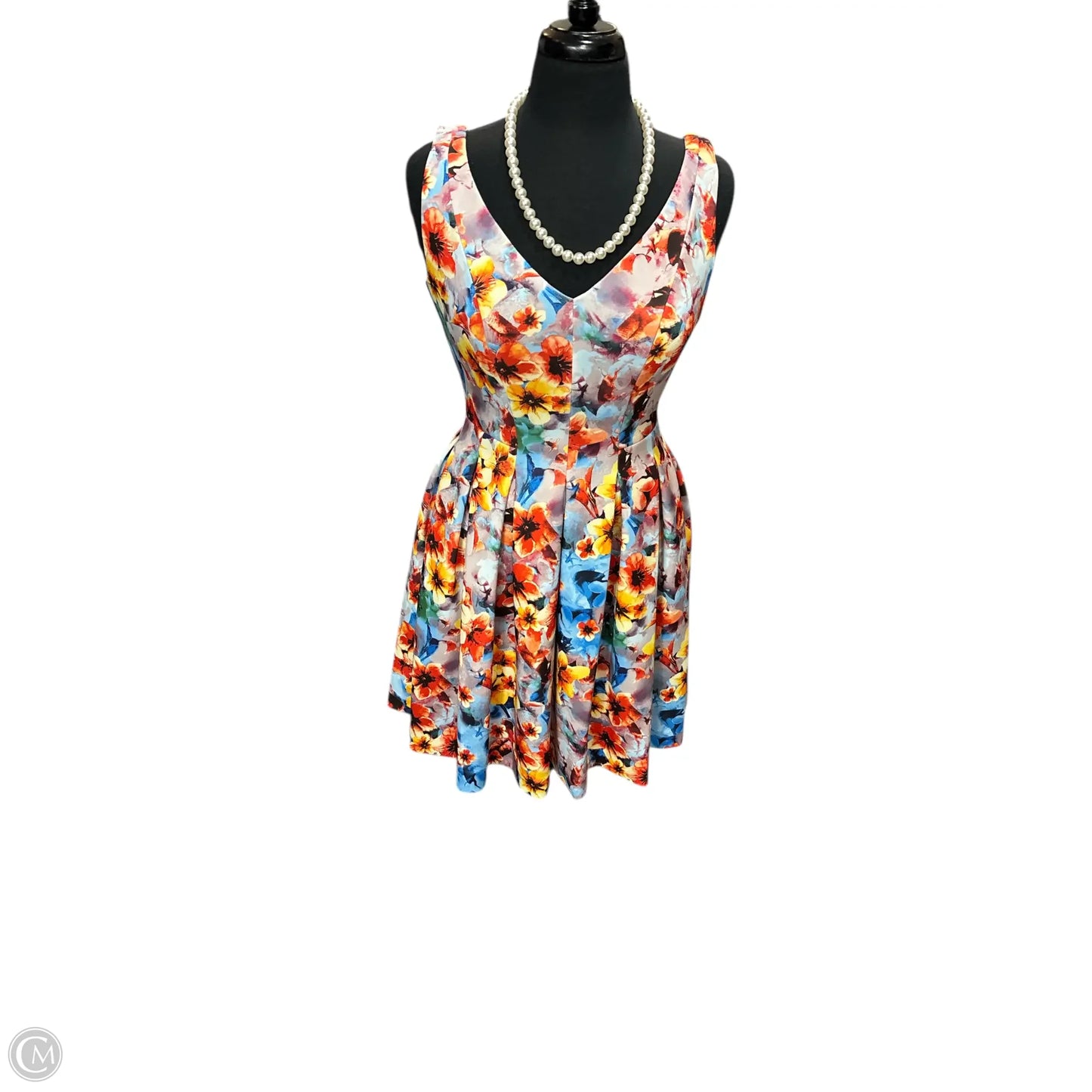 Dress Casual Midi By Betsey Johnson In Floral Print, Size: 2
