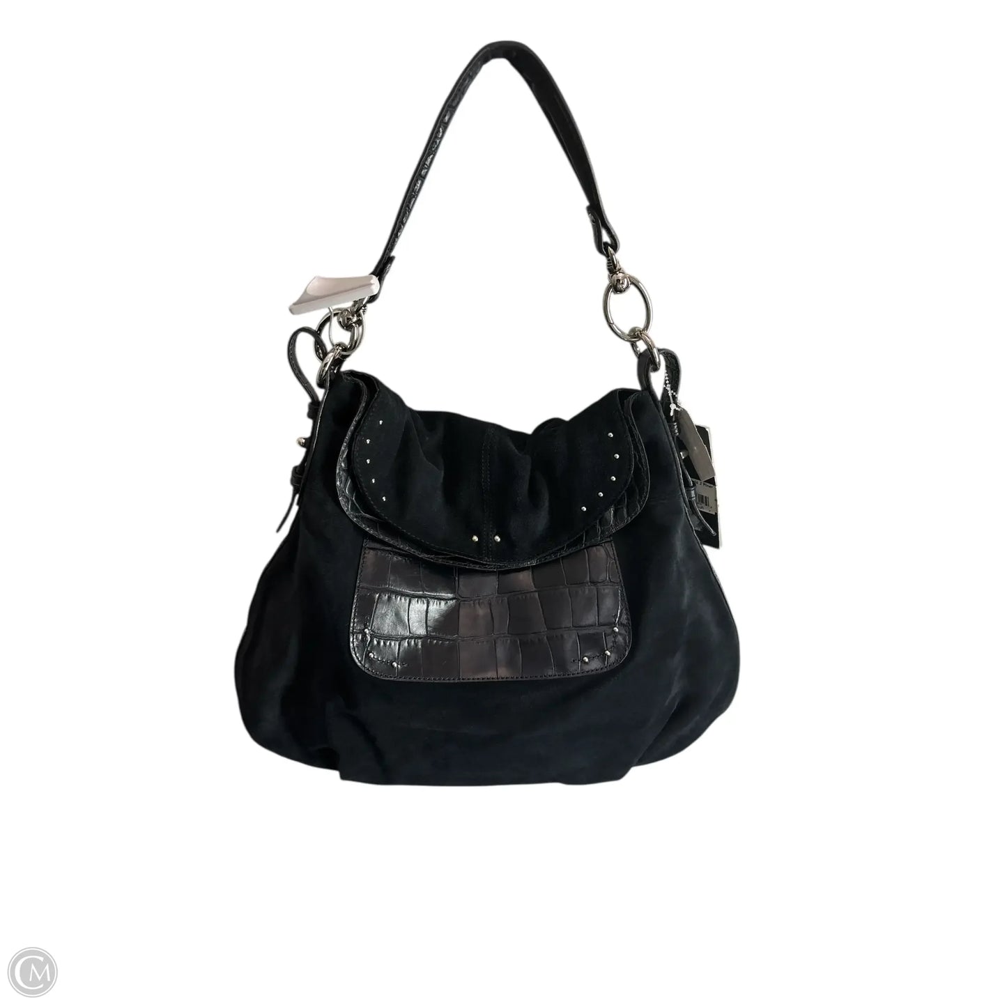 Handbag Leather By Donald Pliner, Size: Large