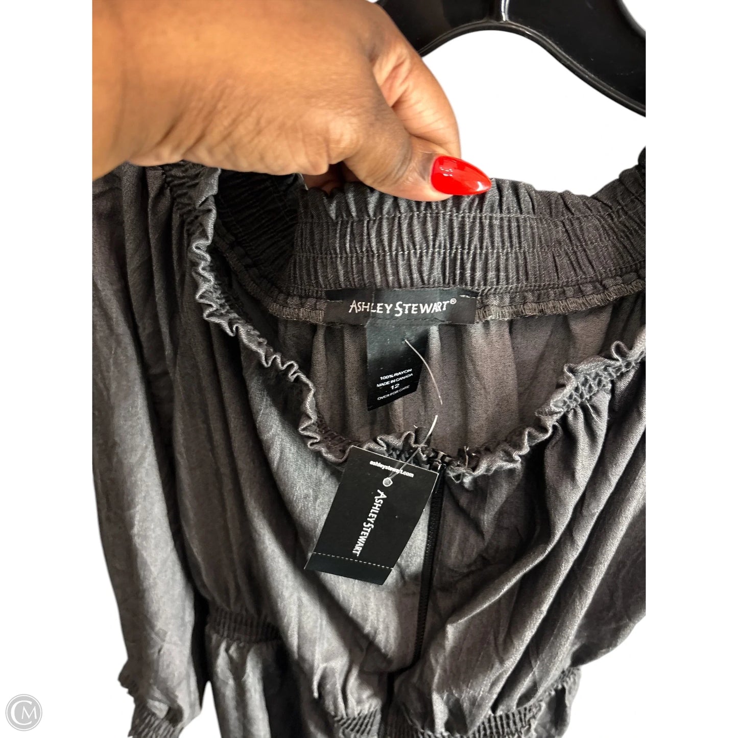 Jumpsuit By Ashley Stewart In Grey, Size: 12