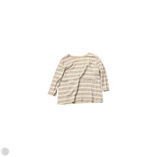 Top Long Sleeve Basic By Clothes Mentor In Striped Pattern, Size: Xl