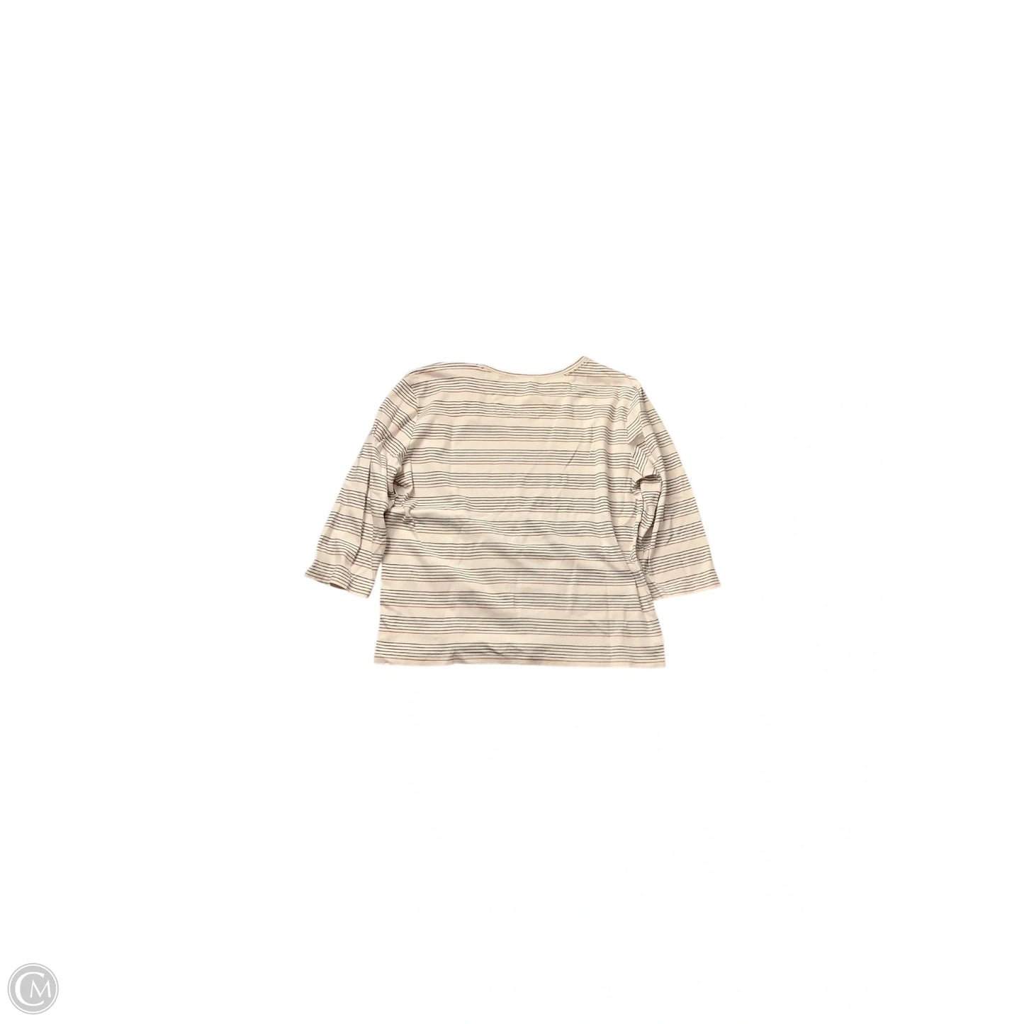 Top Long Sleeve Basic By Clothes Mentor In Striped Pattern, Size: Xl