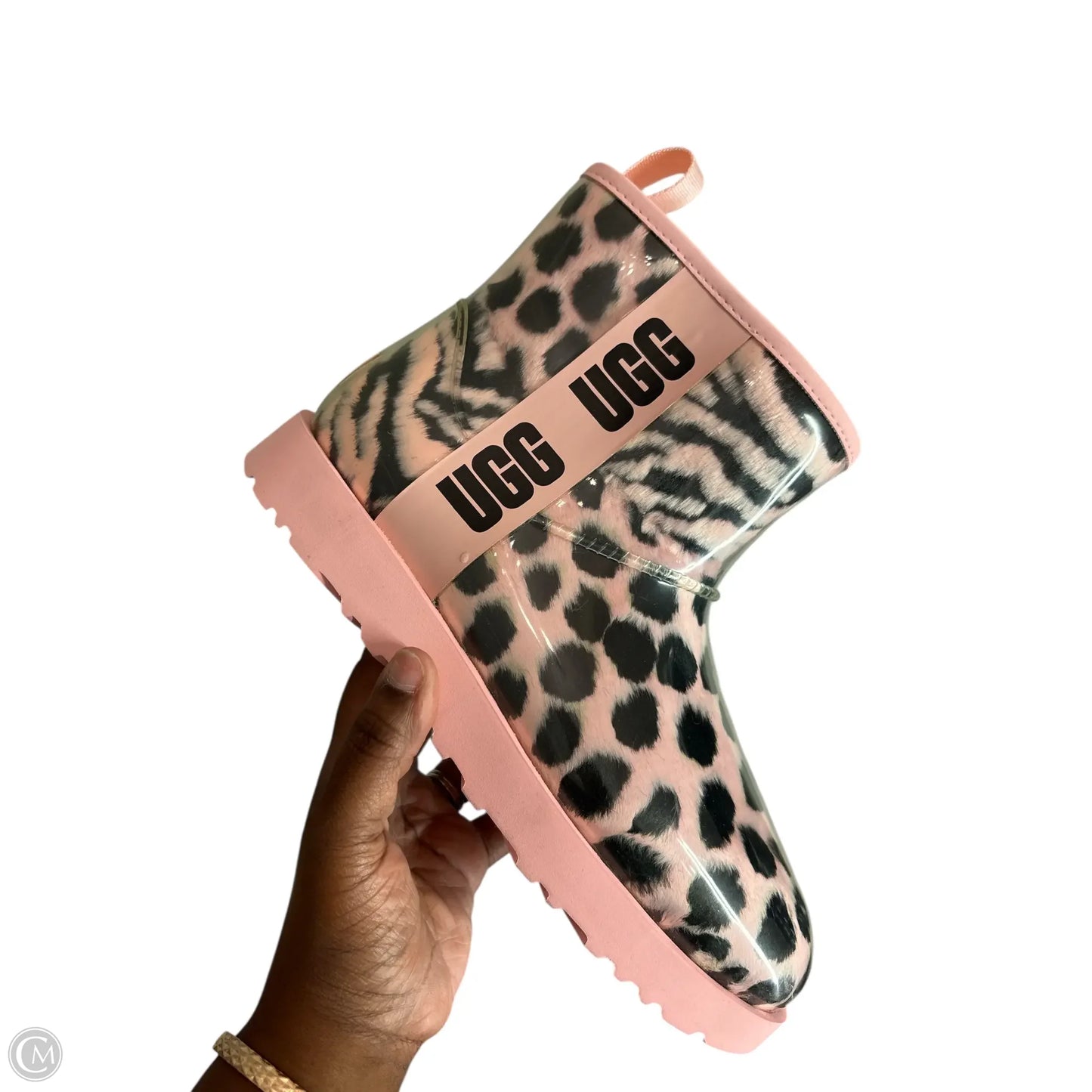 Boots Designer By Ugg In Pink, Size: 9