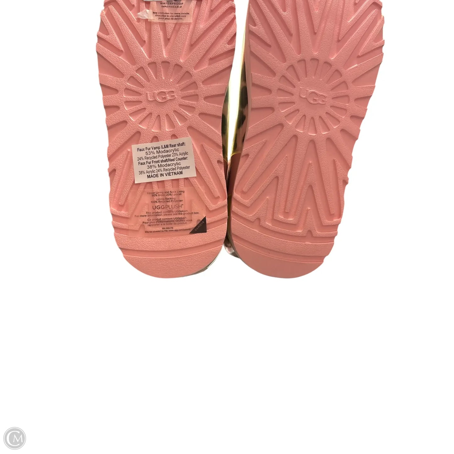 Boots Designer By Ugg In Pink, Size: 9