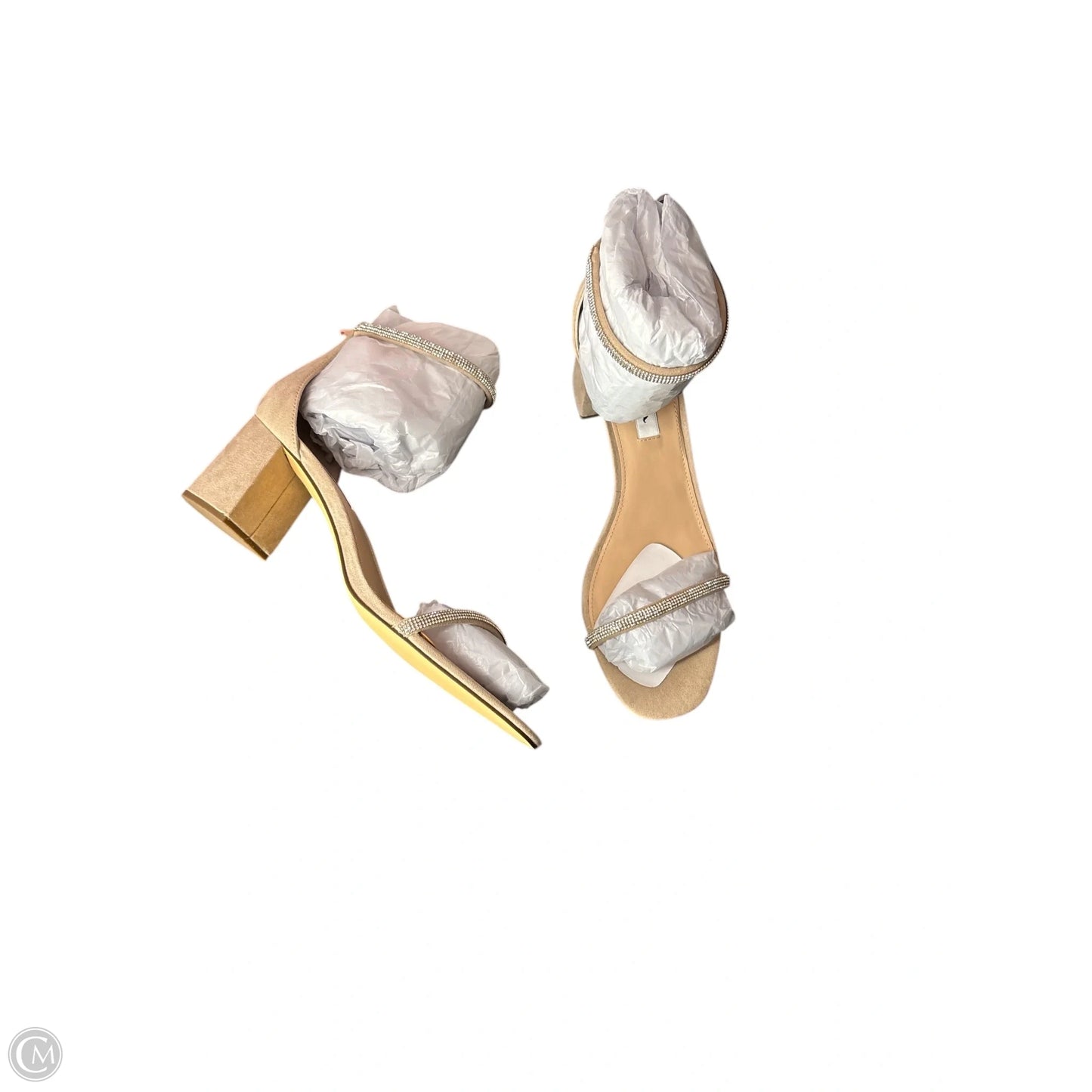 Shoes Heels Block By Nina In Tan, Size: 9