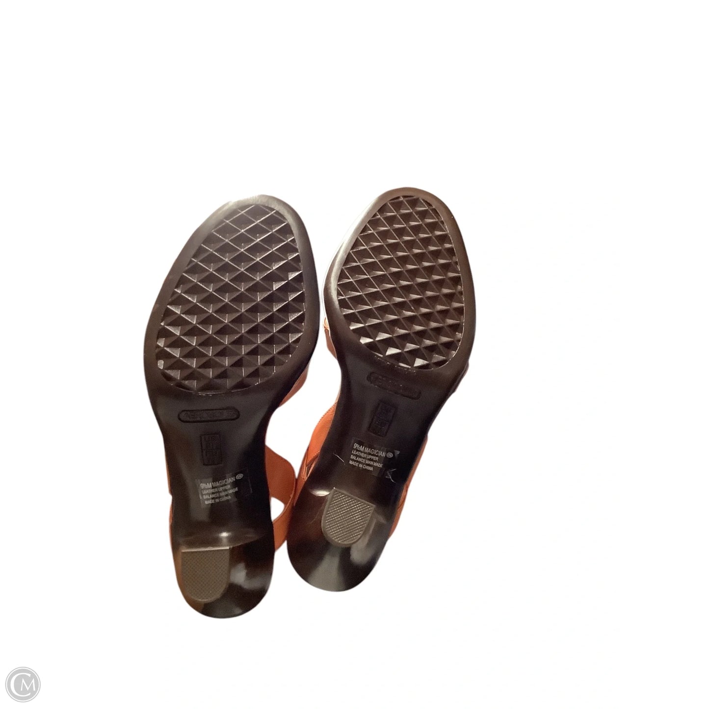 Shoes Heels Block By Aerosoles In Orange, Size: 9.5