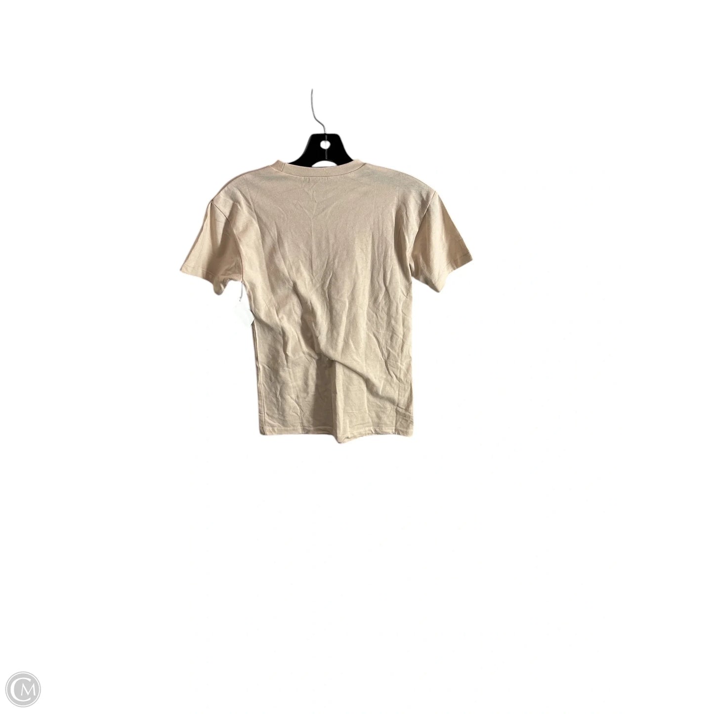 Top Short Sleeve Basic By Grayson Threads In Tan, Size: Xxs
