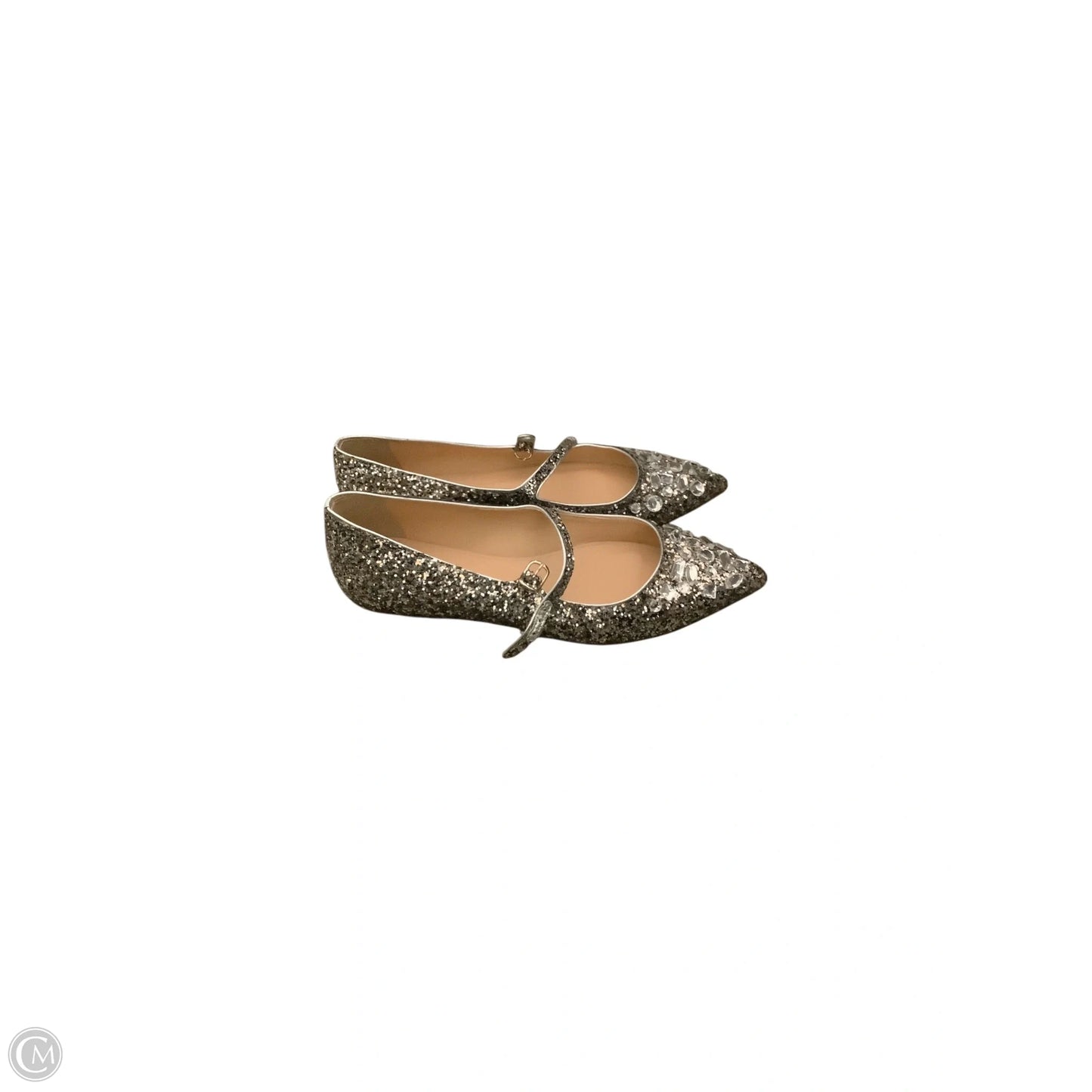 Shoes Flats By J. Crew In Silver, Size: 7.5