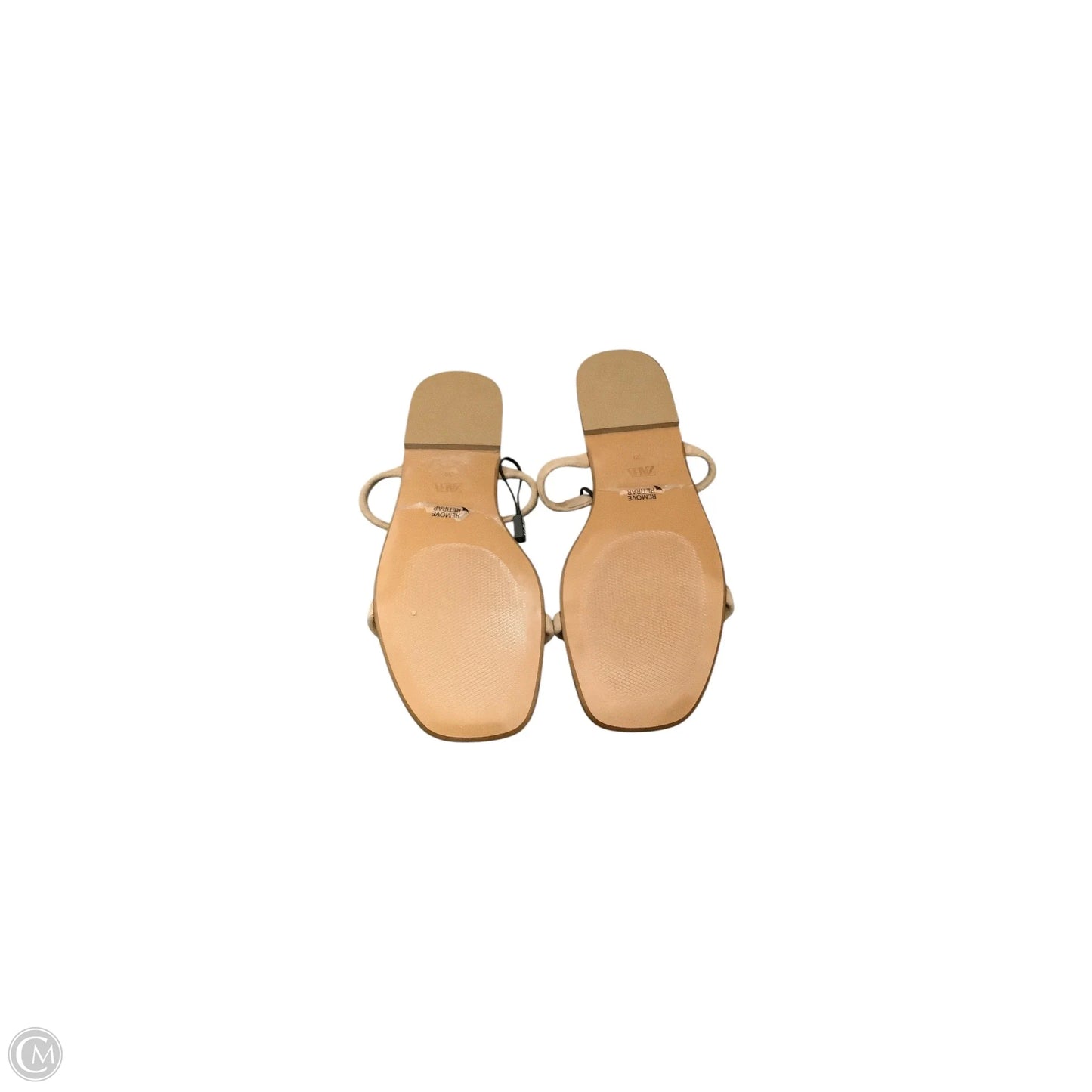 Sandals Flats By Zara In Tan