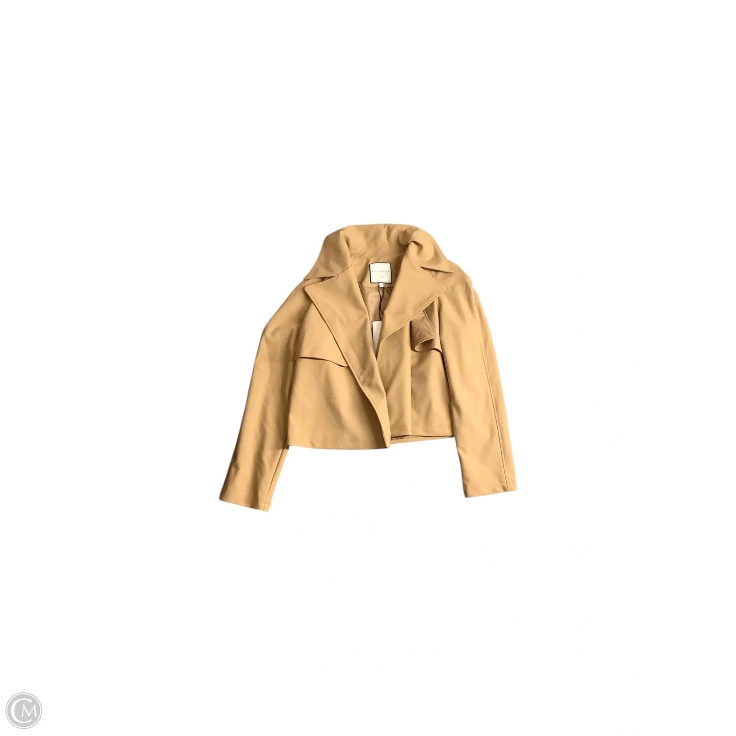 Blazer By Clothes Mentor In Gold, Size: L