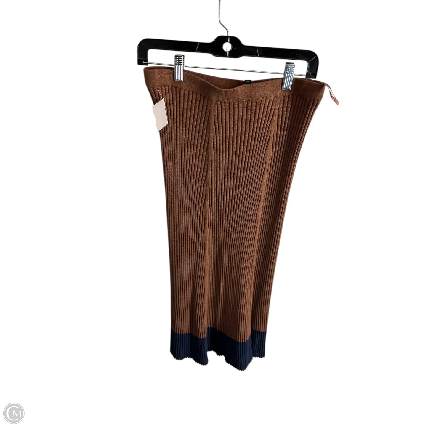Skirt Midi By Eileen Fisher In Blue & Brown, Size: S