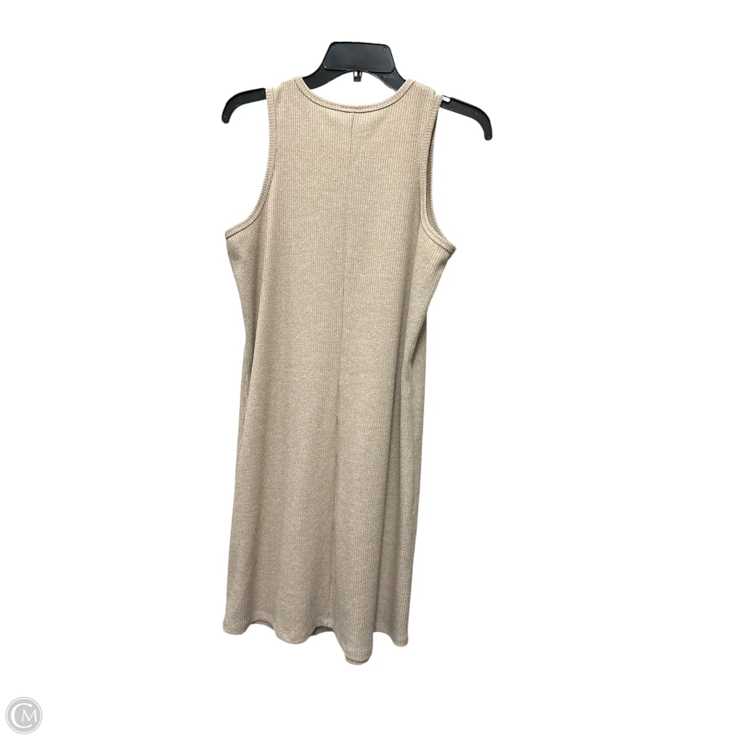Dress Casual Midi By Nine West In Tan, Size: L