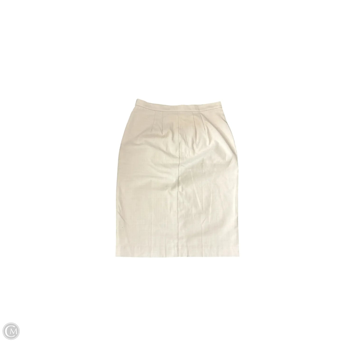 Skirt Midi By Ann Taylor In Cream, Size: 12
