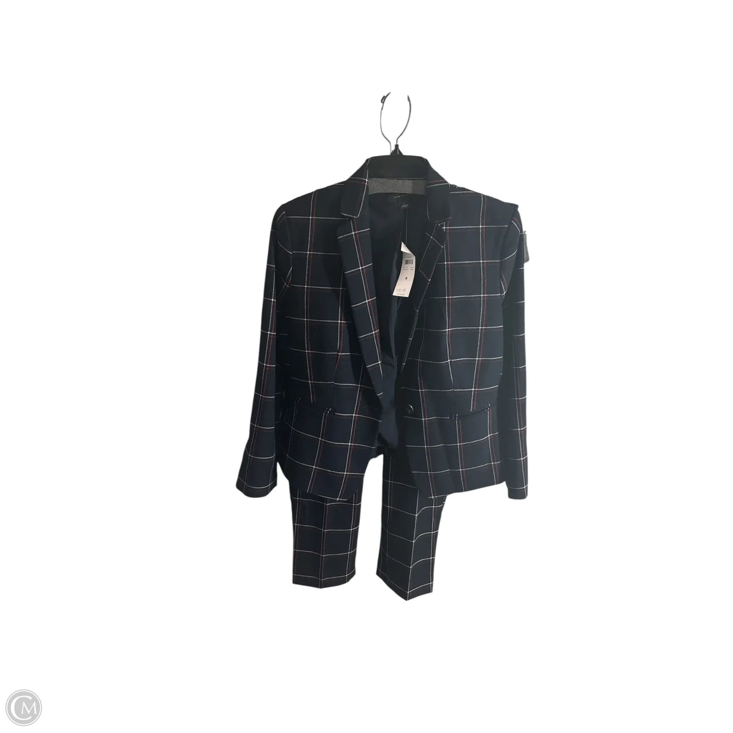 Pants Suit 2pc By Ann Taylor In Navy, Size: 8