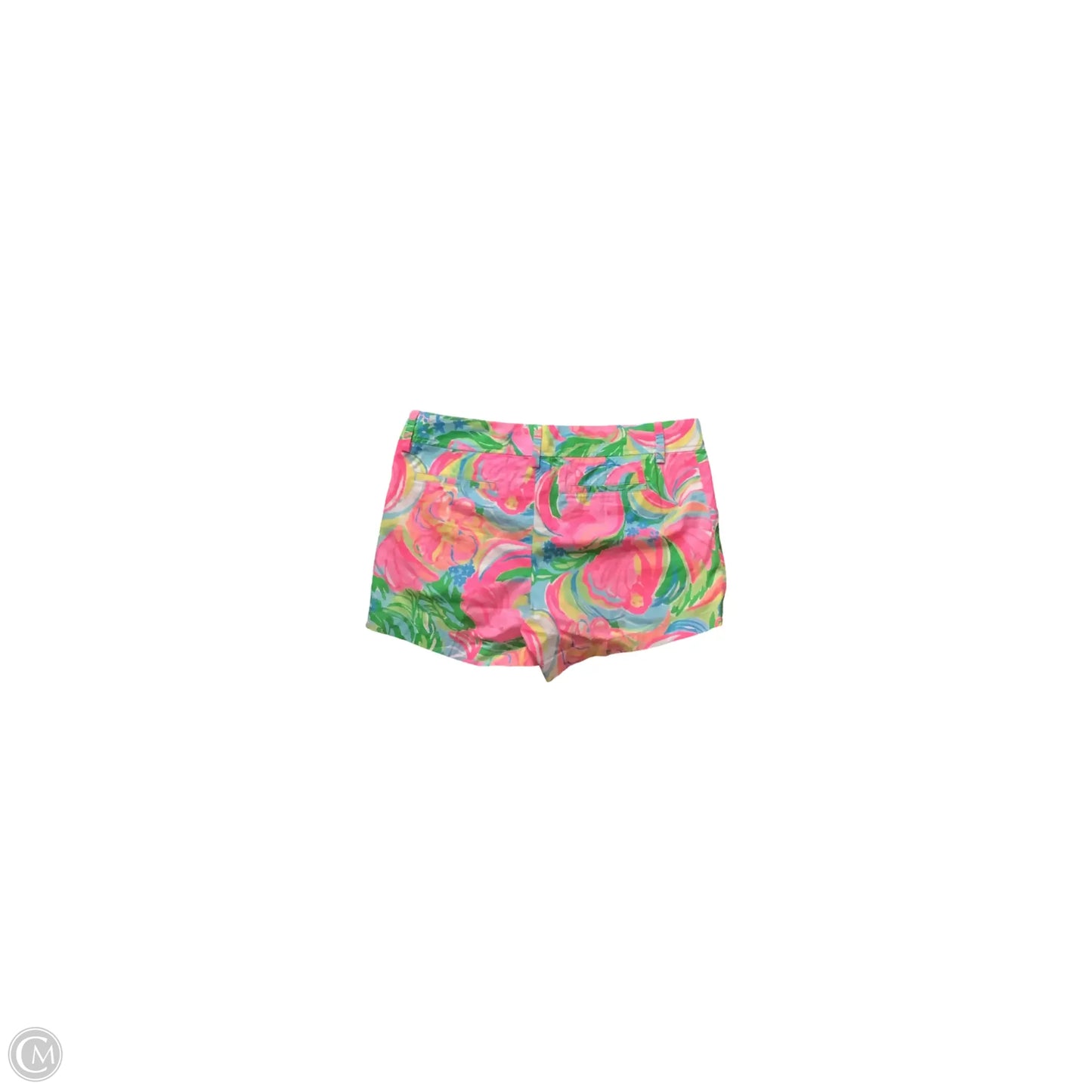 Shorts Designer By Lilly Pulitzer In Green & Pink, Size: 14