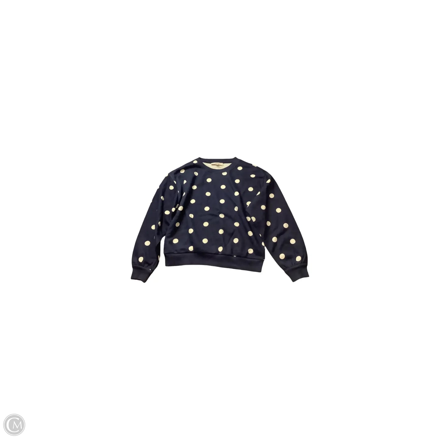 Top Long Sleeve Basic By Loft In Polkadot Pattern, Size: S