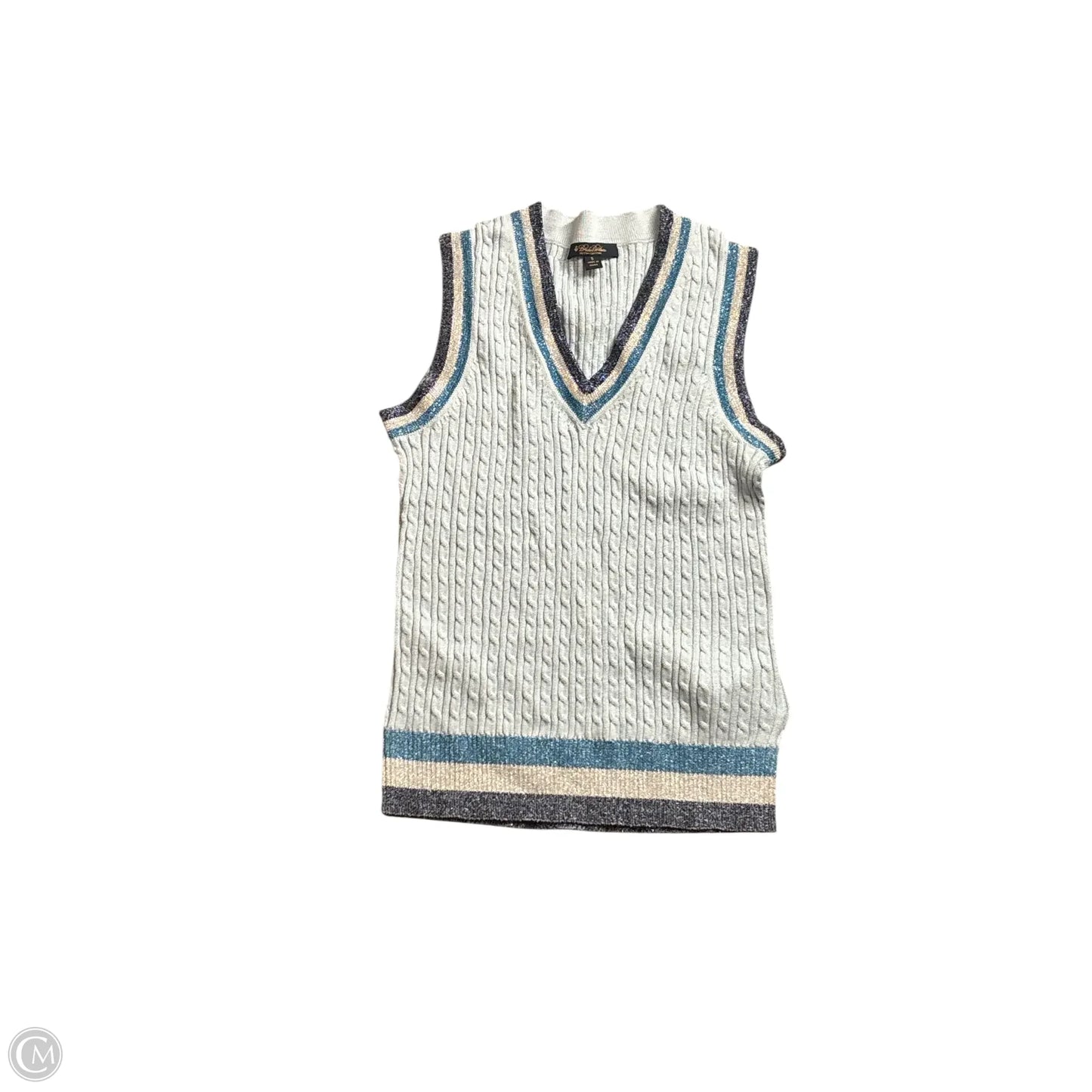 Top Sleeveless Basic By Brooks Brothers In Blue, Size: S