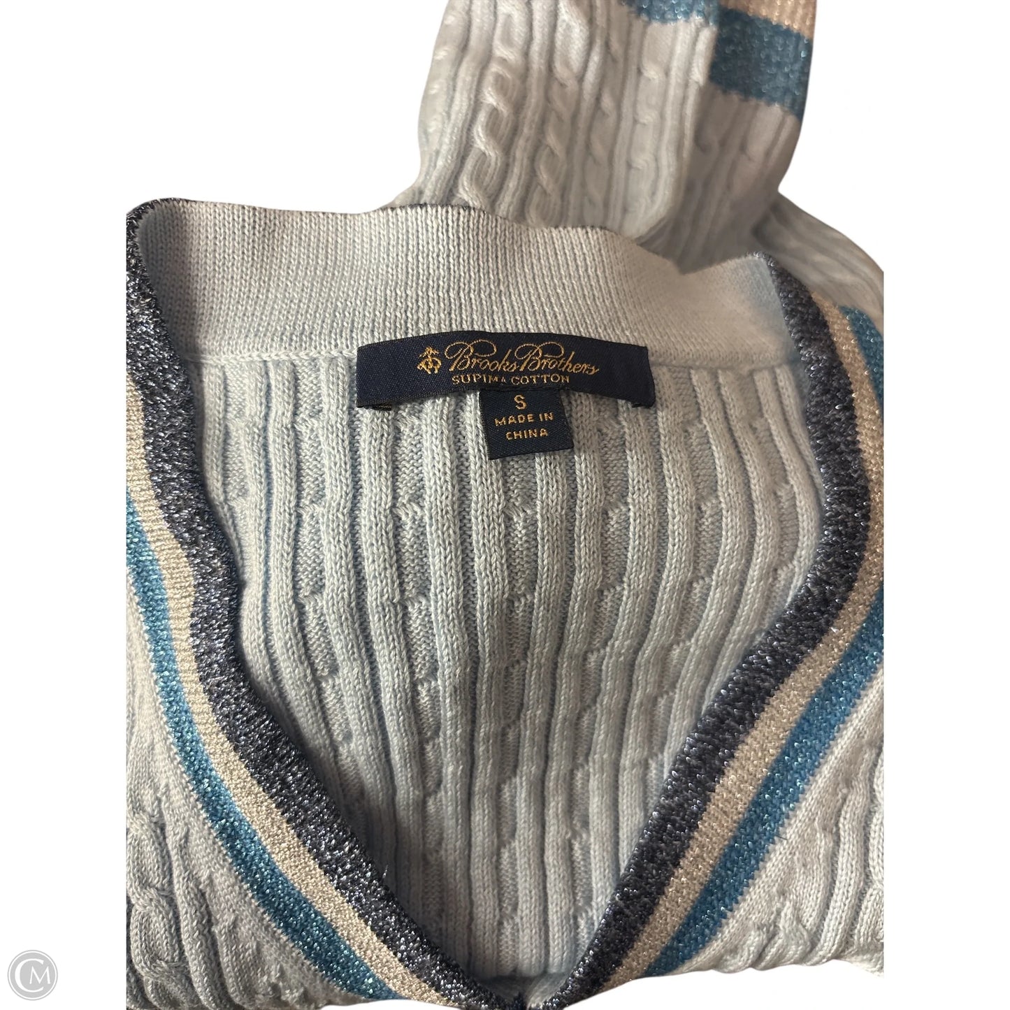 Top Sleeveless Basic By Brooks Brothers In Blue, Size: S
