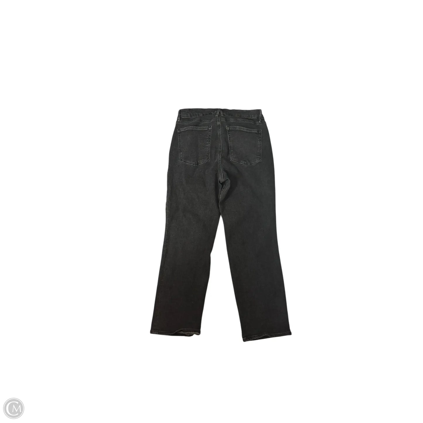 Jeans Skinny By Good American In Black Denim, Size: 16