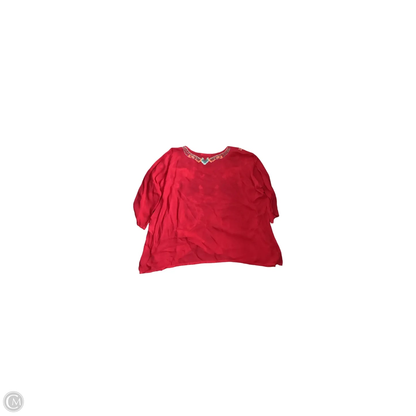 Top Long Sleeve Basic By Johnny Was In Pink, Size: Xl