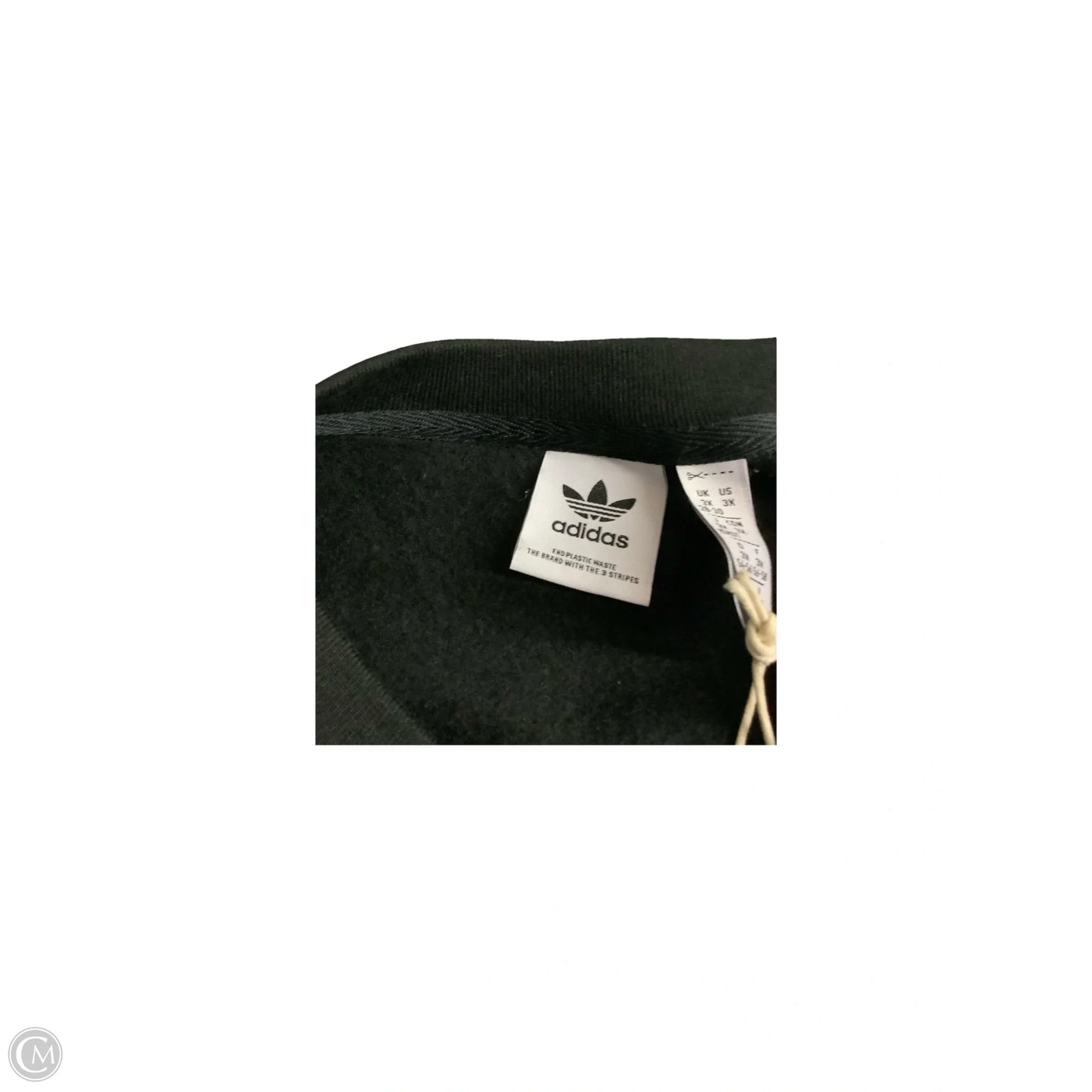 Sweatshirt Crewneck By Adidas In Black, Size: 3x