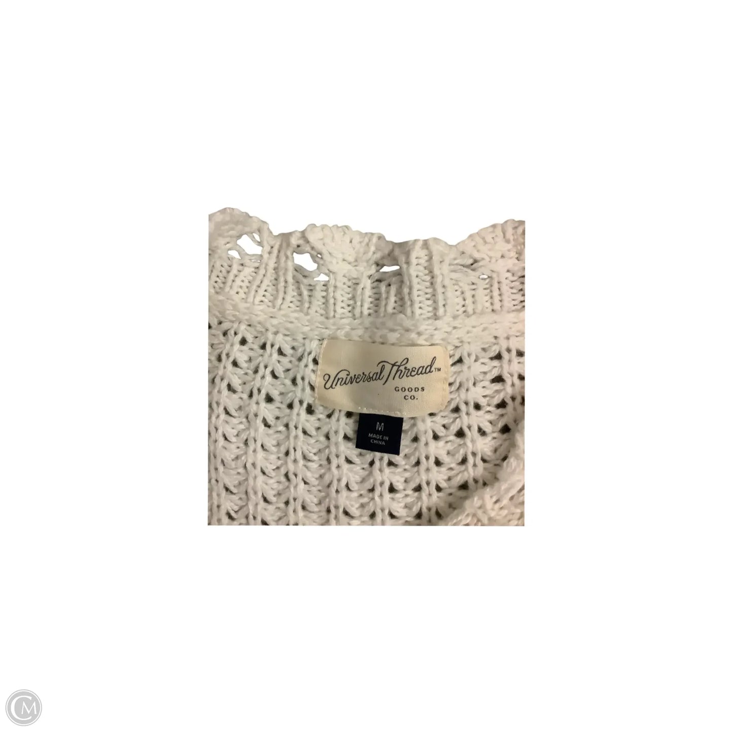 Top Short Sleeve Basic By Universal Thread In White, Size: M