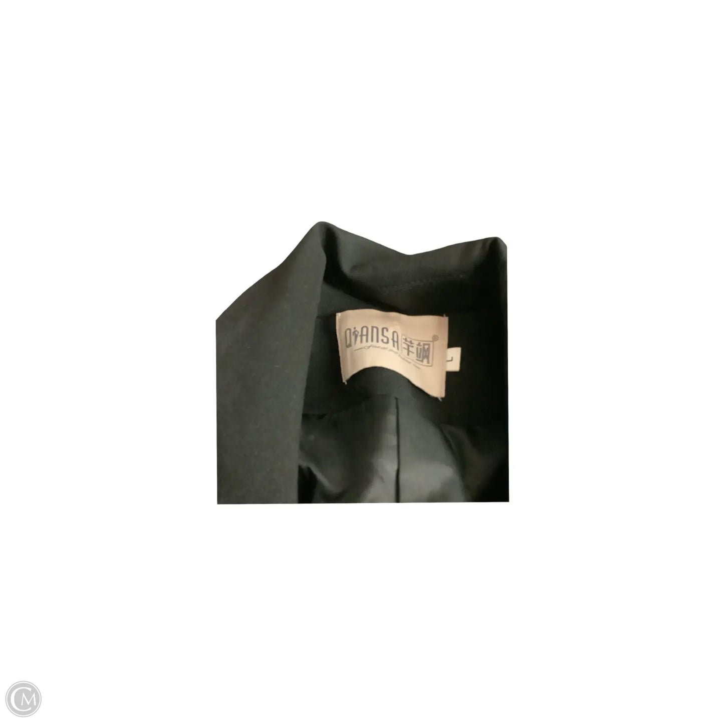 Blazer By Clothes Mentor In Black, Size: L