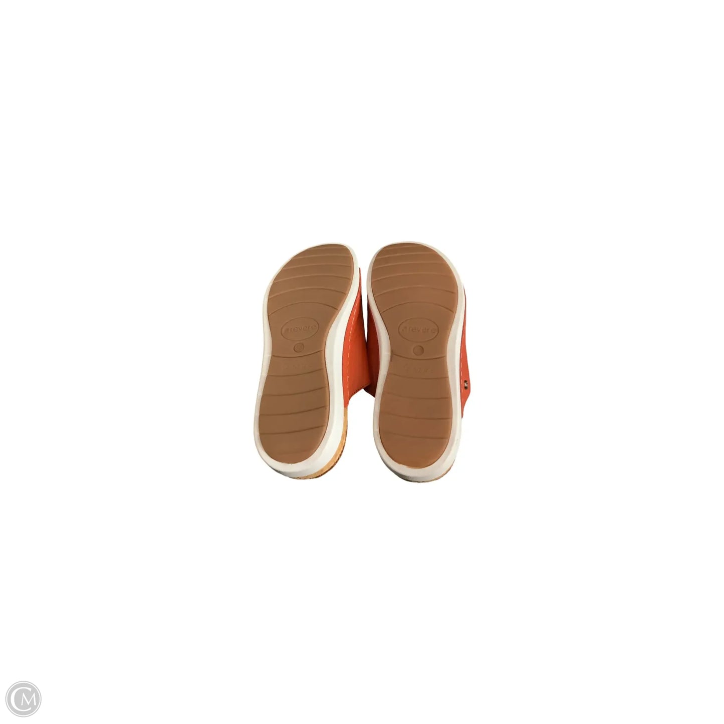 Sandals Flats By Clothes Mentor In Orange, Size: 7