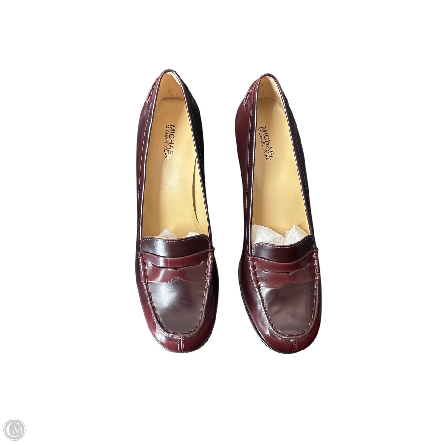 Shoes Heels Block By Michael By Michael Kors In Maroon, Size: 8