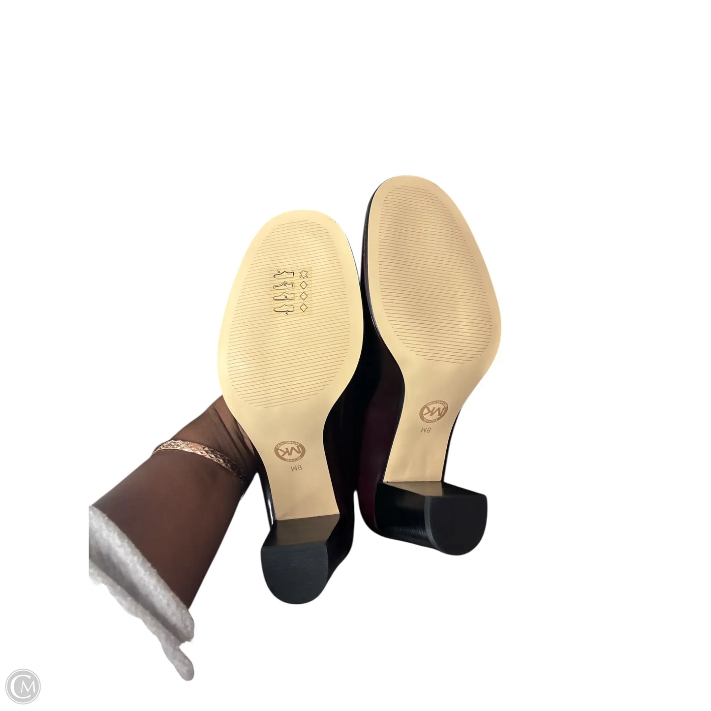 Shoes Heels Block By Michael By Michael Kors In Maroon, Size: 8