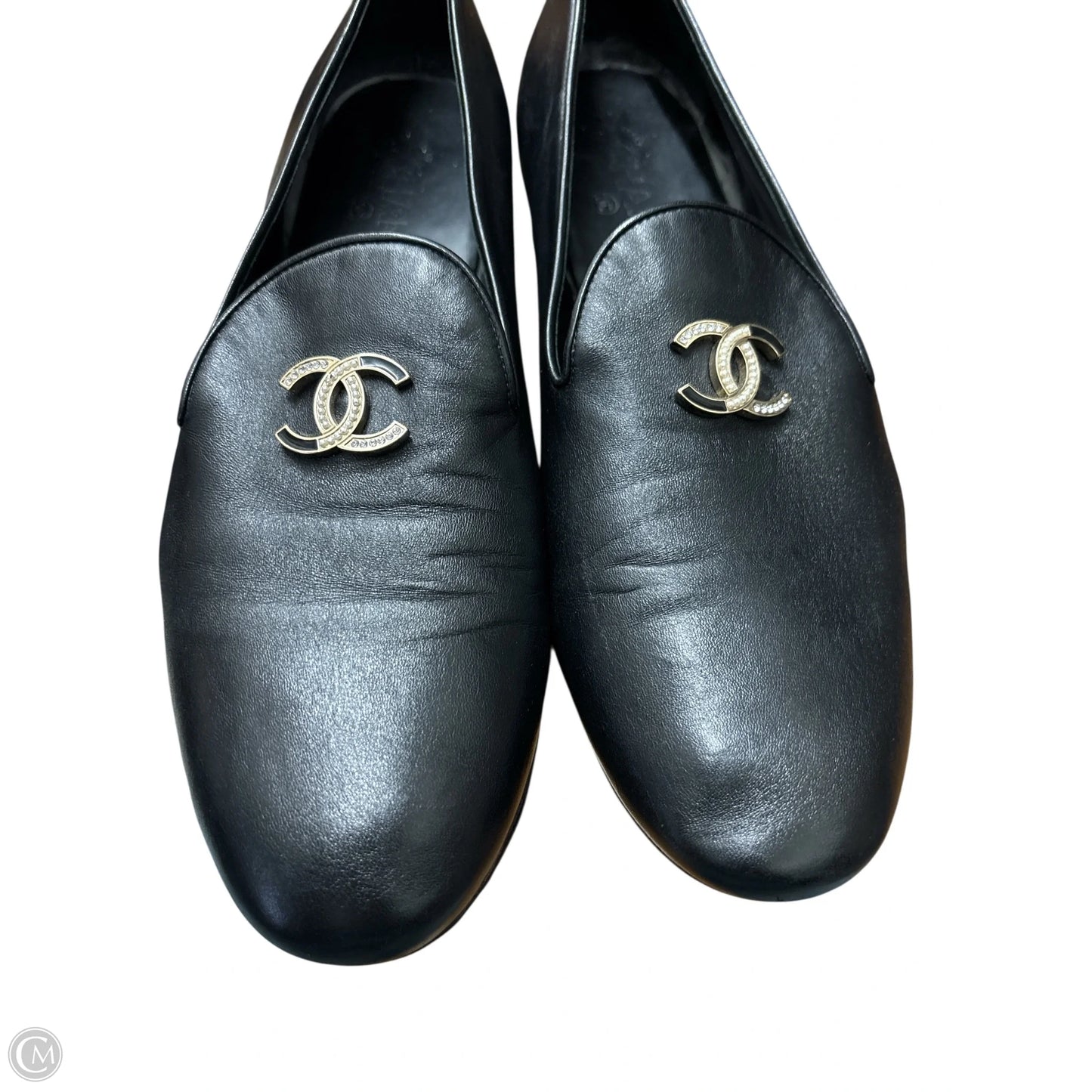 Shoes Luxury Designer By Chanel In Black, Size: 11