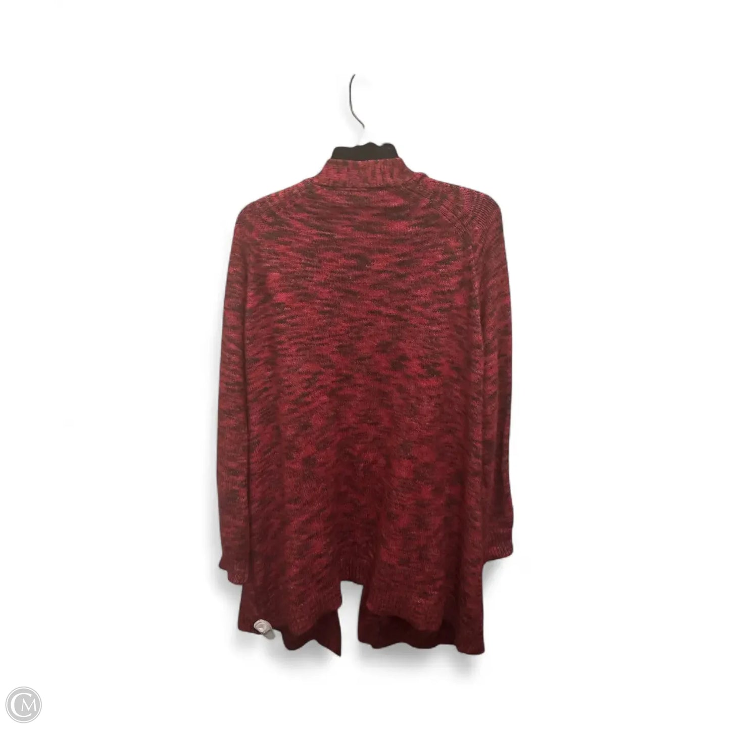 Sweater Cardigan By Lane Bryant In Red, Size: 3x