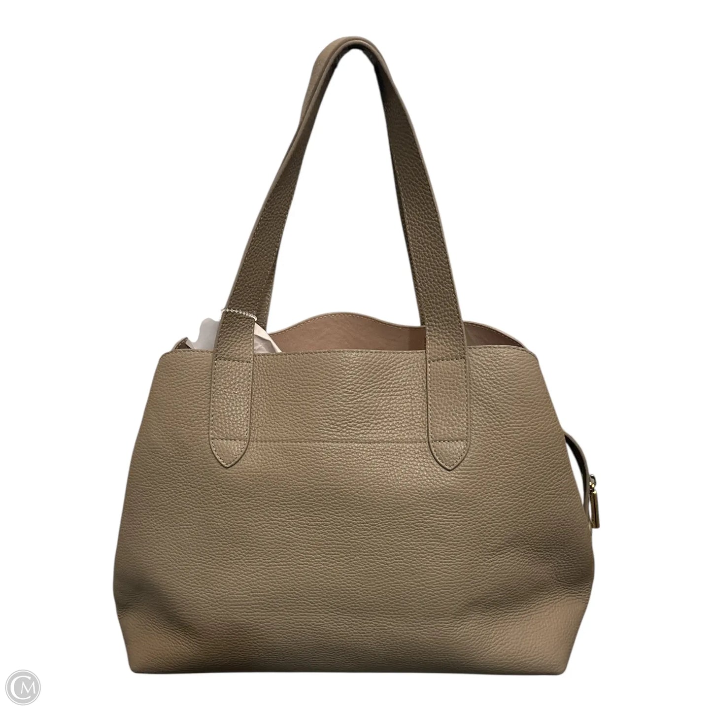 Handbag Leather By Clothes Mentor, Size: Large
