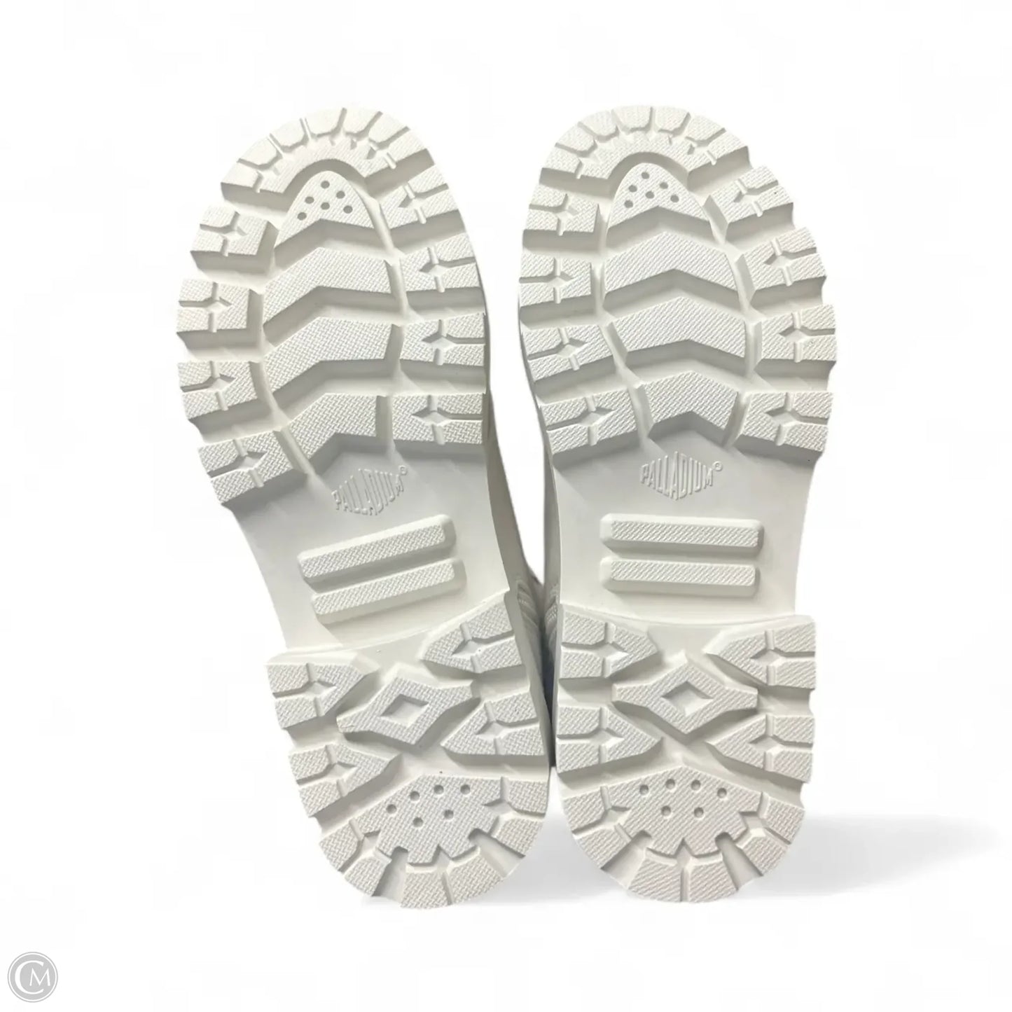 Boots Ankle Heels By Clothes Mentor In White, Size: 6.5