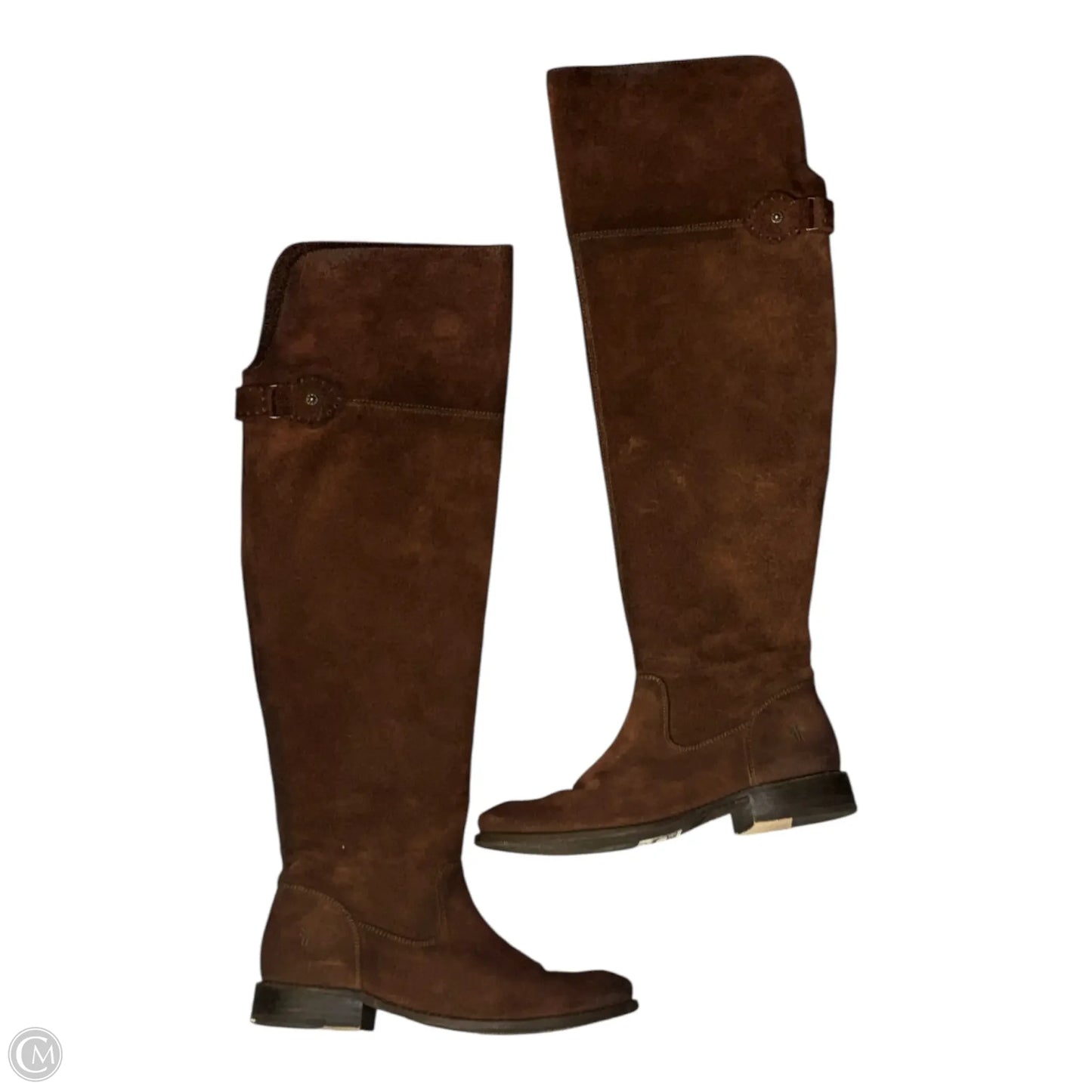 Boots Designer By Frye In Brown, Size: 8