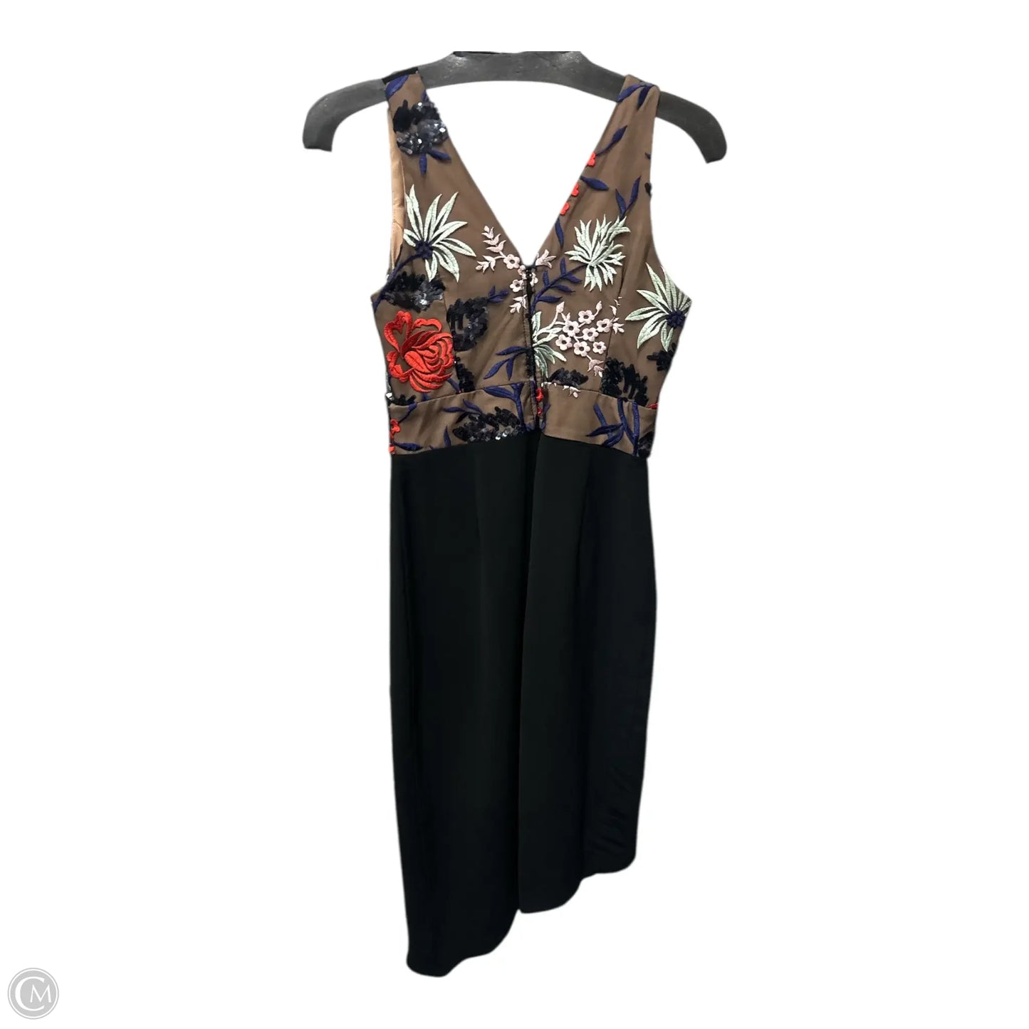 Dress Casual Midi By Clothes Mentor In Black, Size: S