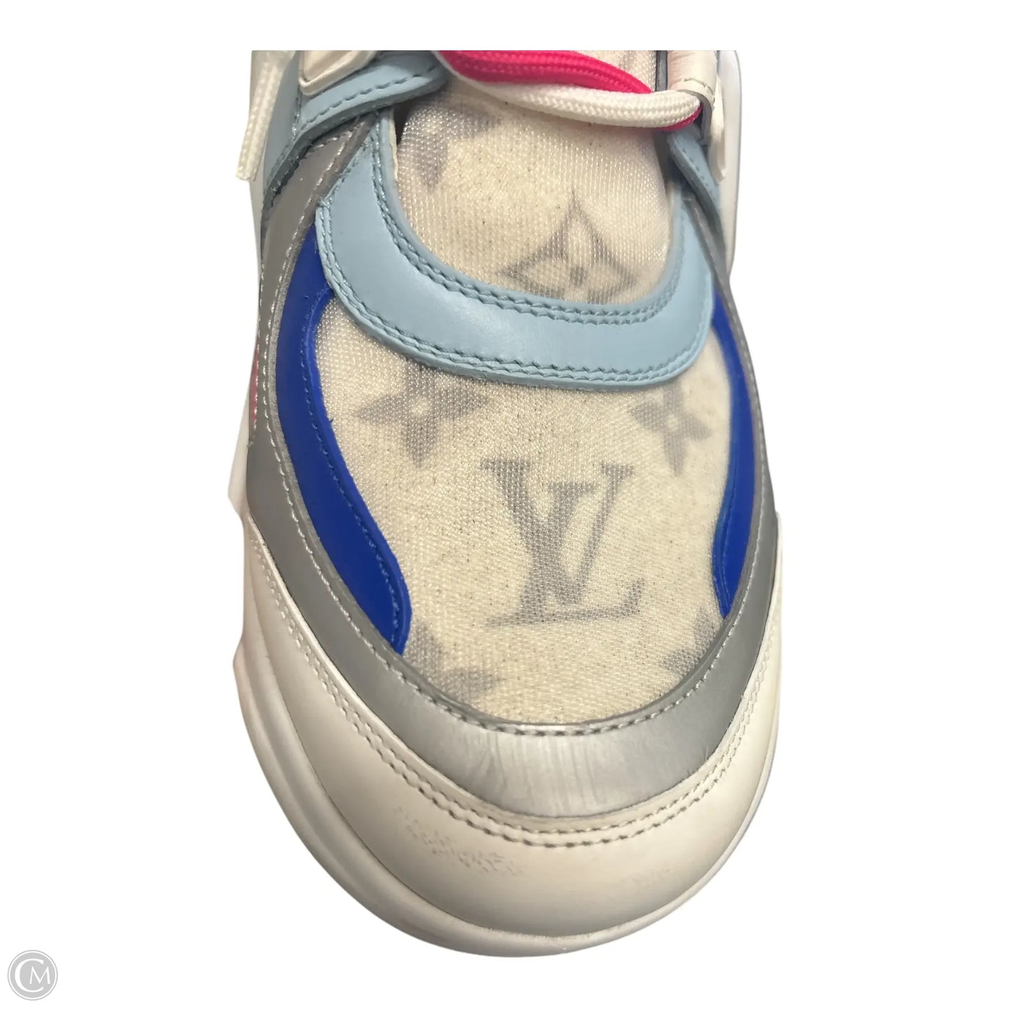 Shoes Luxury Designer By Louis Vuitton In Blue & White