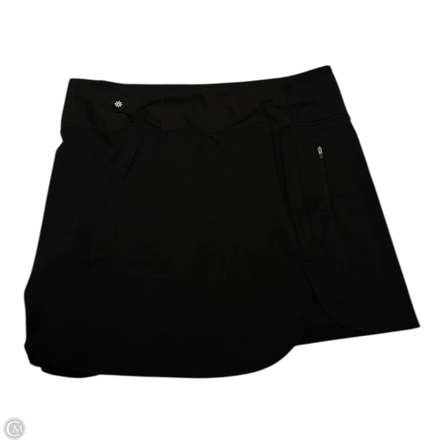 Athletic Skort By Athleta In Black, Size: 2x