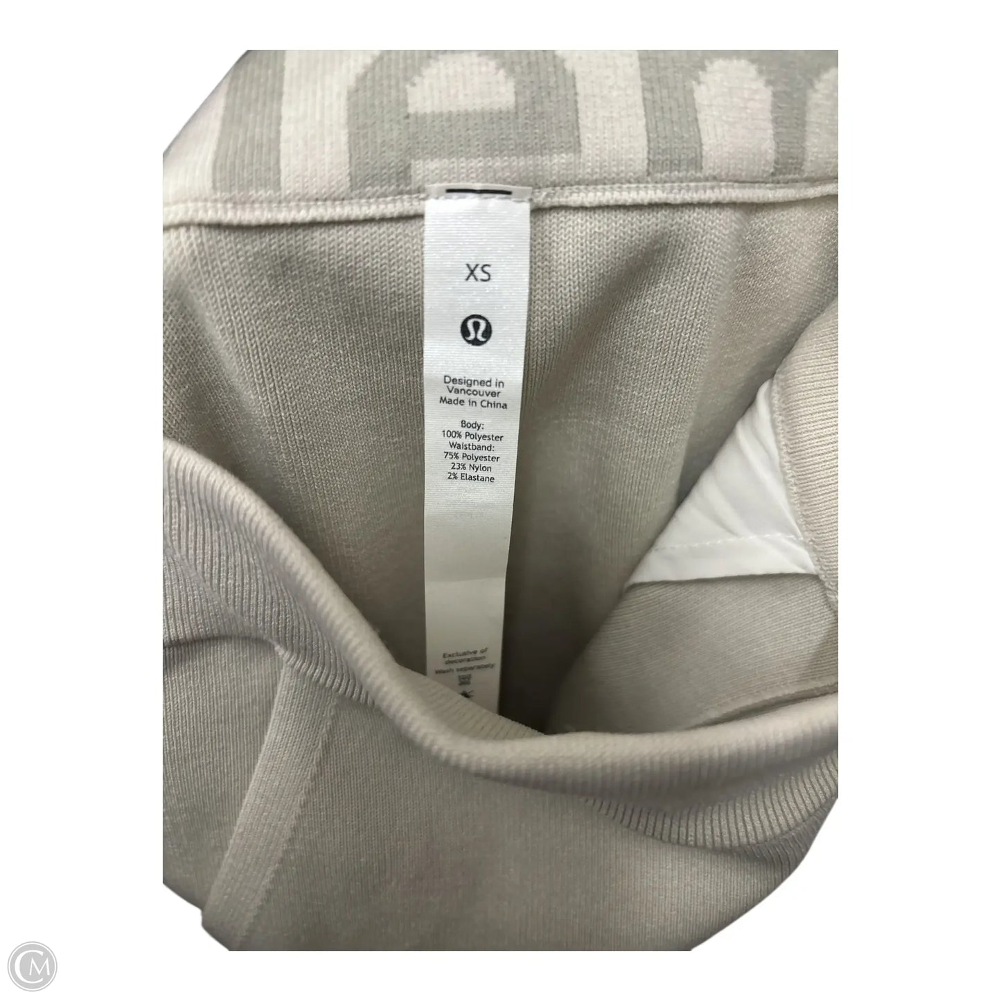 Athletic Pants By Lululemon In Beige, Size: Xs