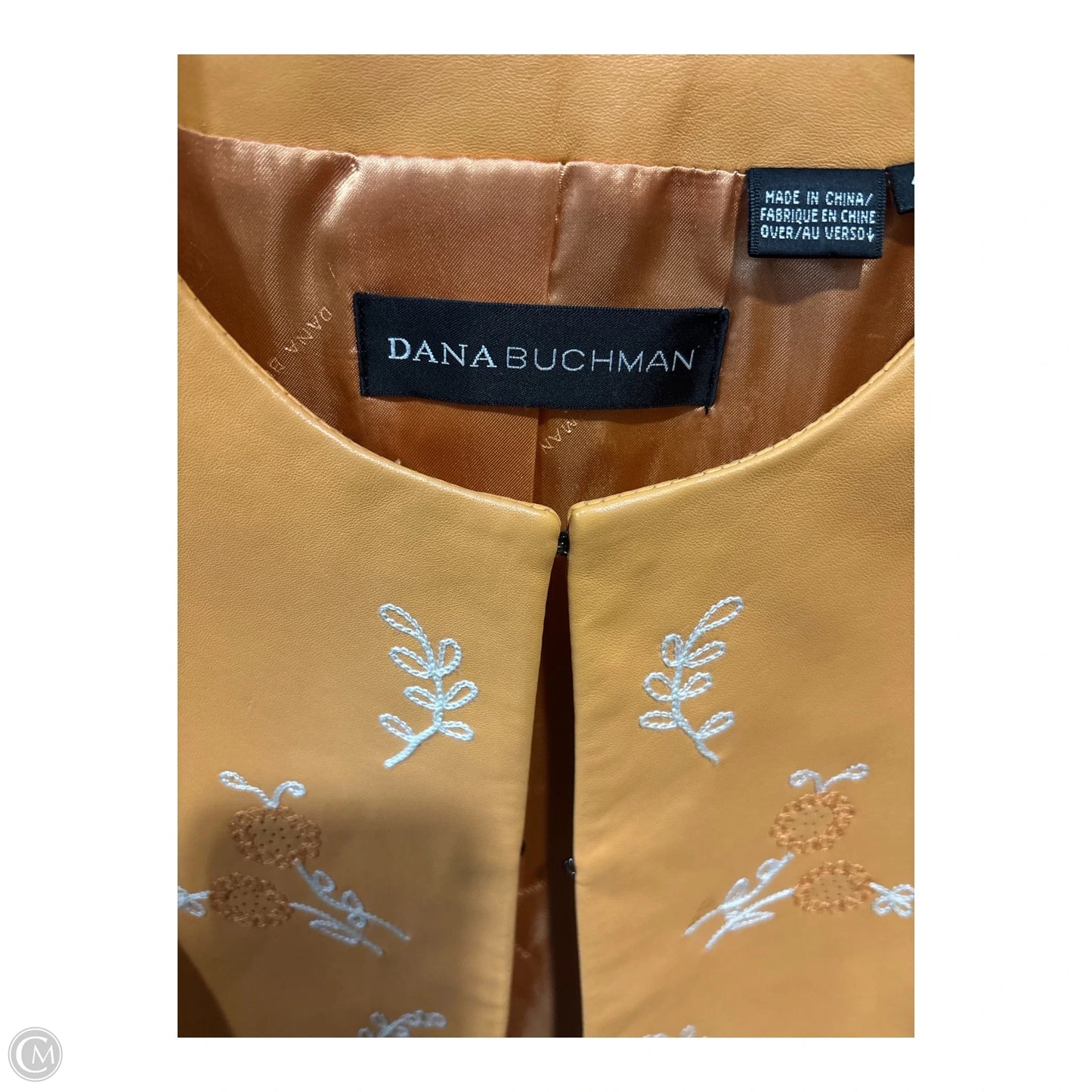 Blazer By Dana Buchman In Orange, Size: 12
