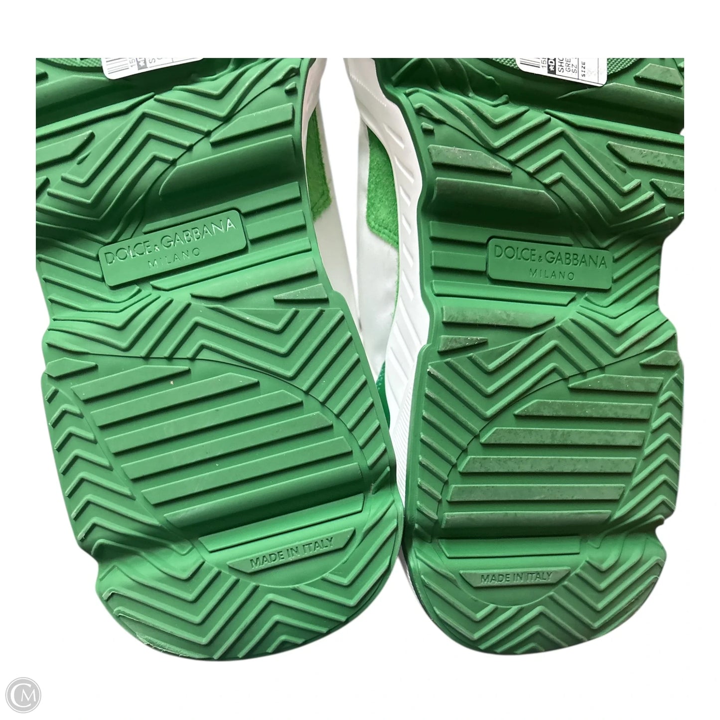 Shoes Luxury Designer By Dolce And Gabbana In Green & White