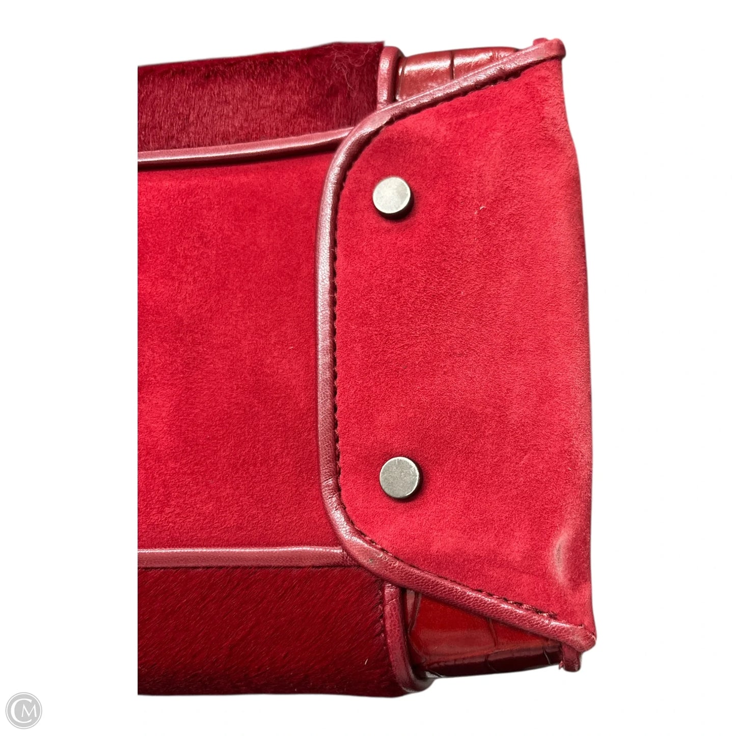 Handbag Leather By Donna Karan, Size: Large