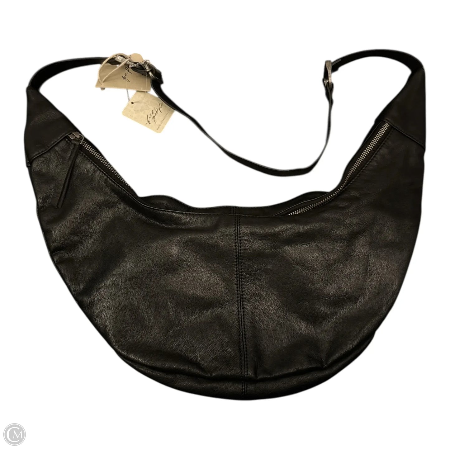 Handbag Leather By Free People, Size: Large