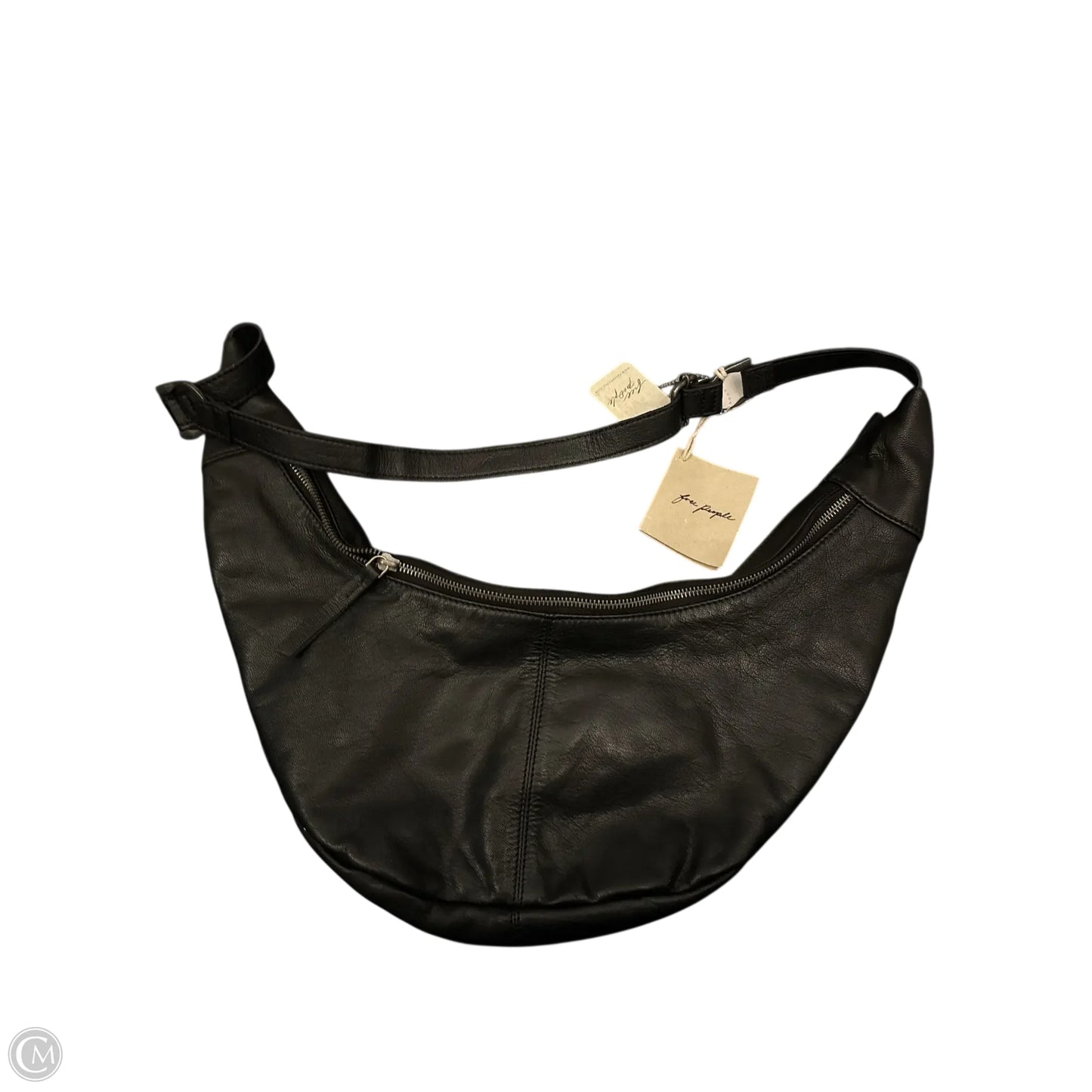 Handbag Leather By Free People, Size: Large