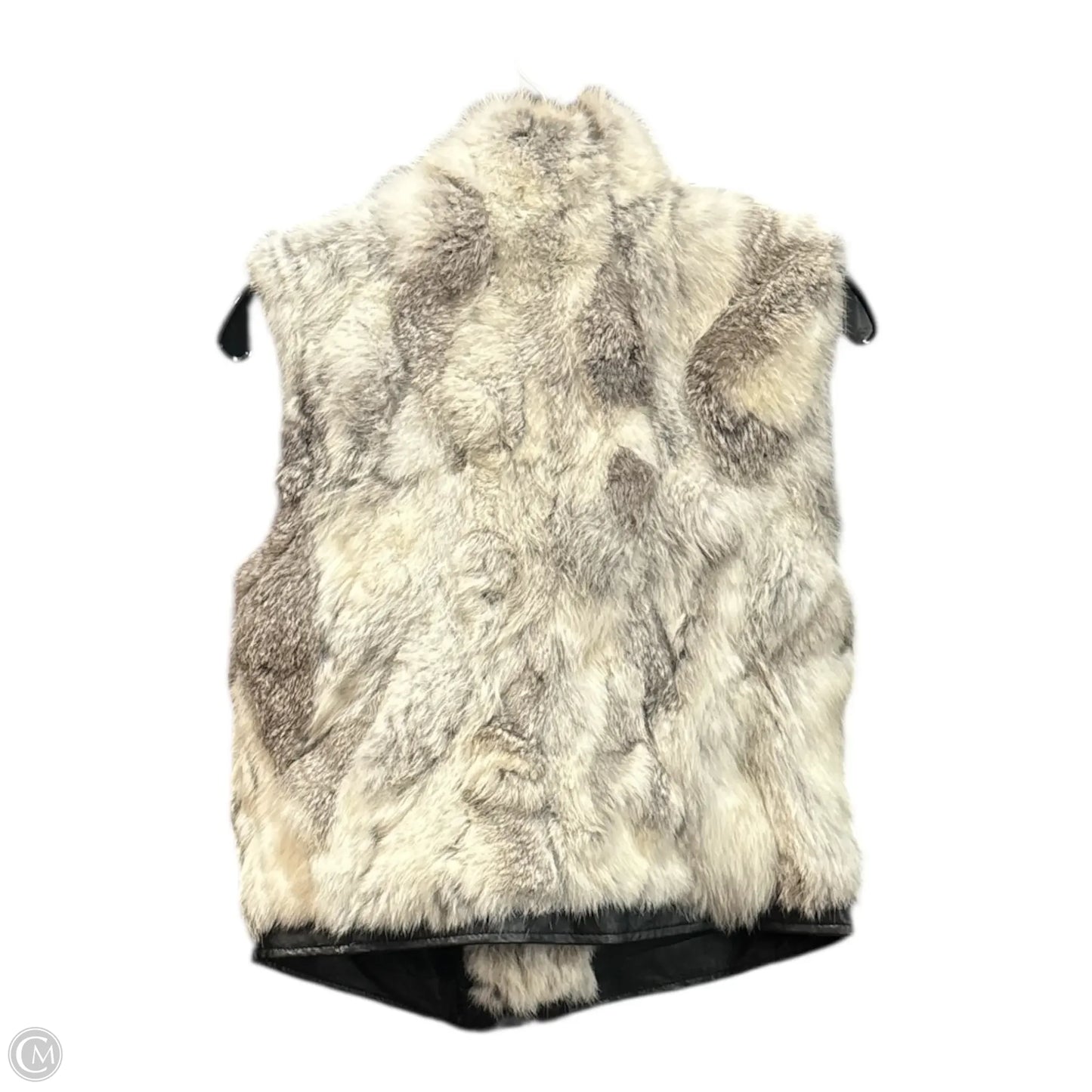 Vest Other By Saks Fifth Avenue In Grey & White, Size: S