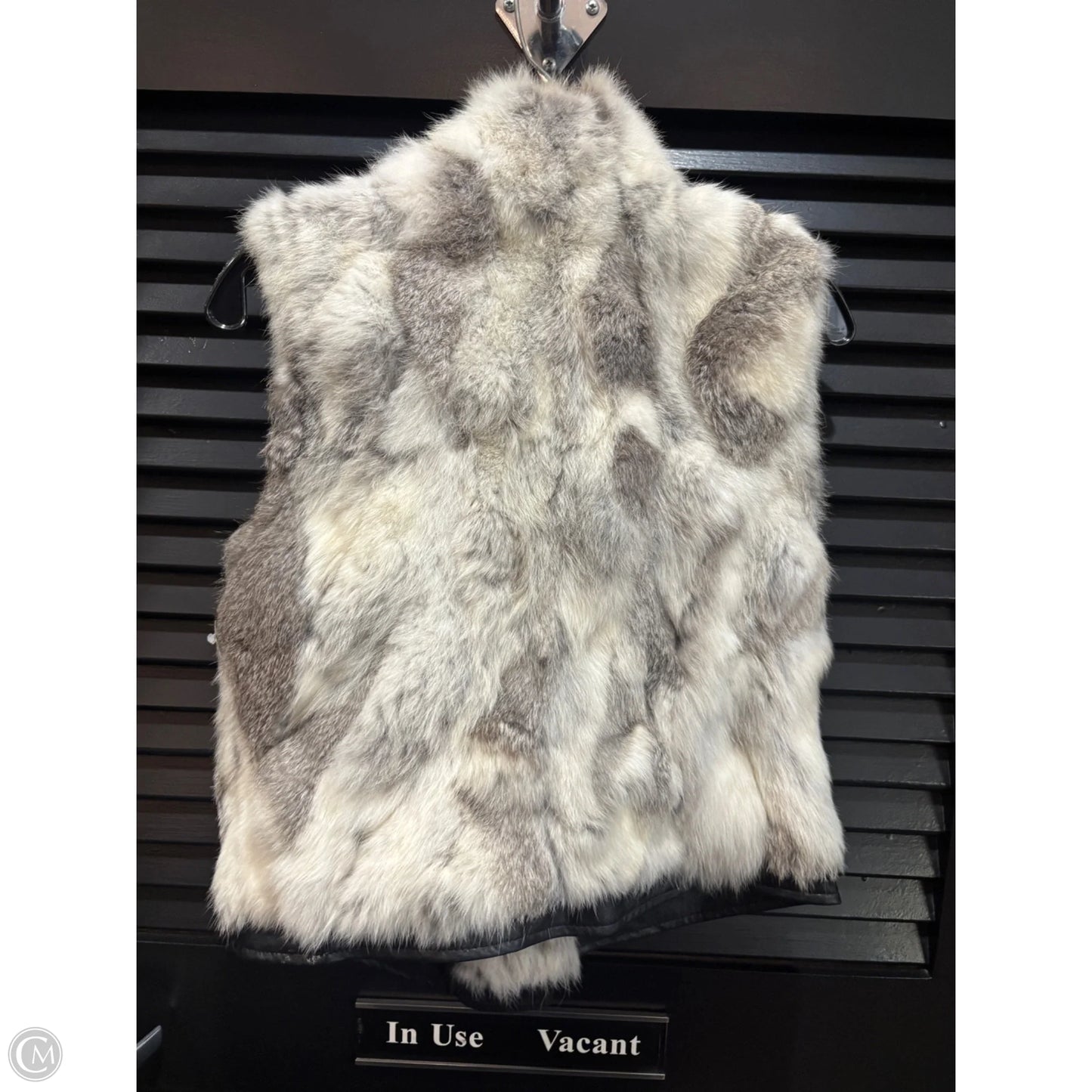 Vest Other By Saks Fifth Avenue In Grey & White, Size: S