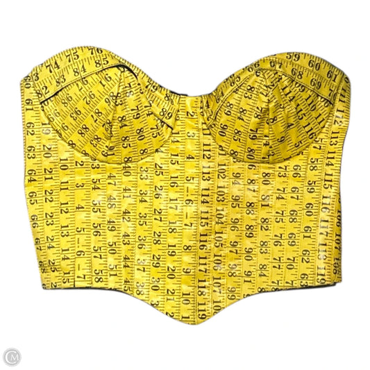 Top Sleeveless Basic By Akira In Yellow, Size: M