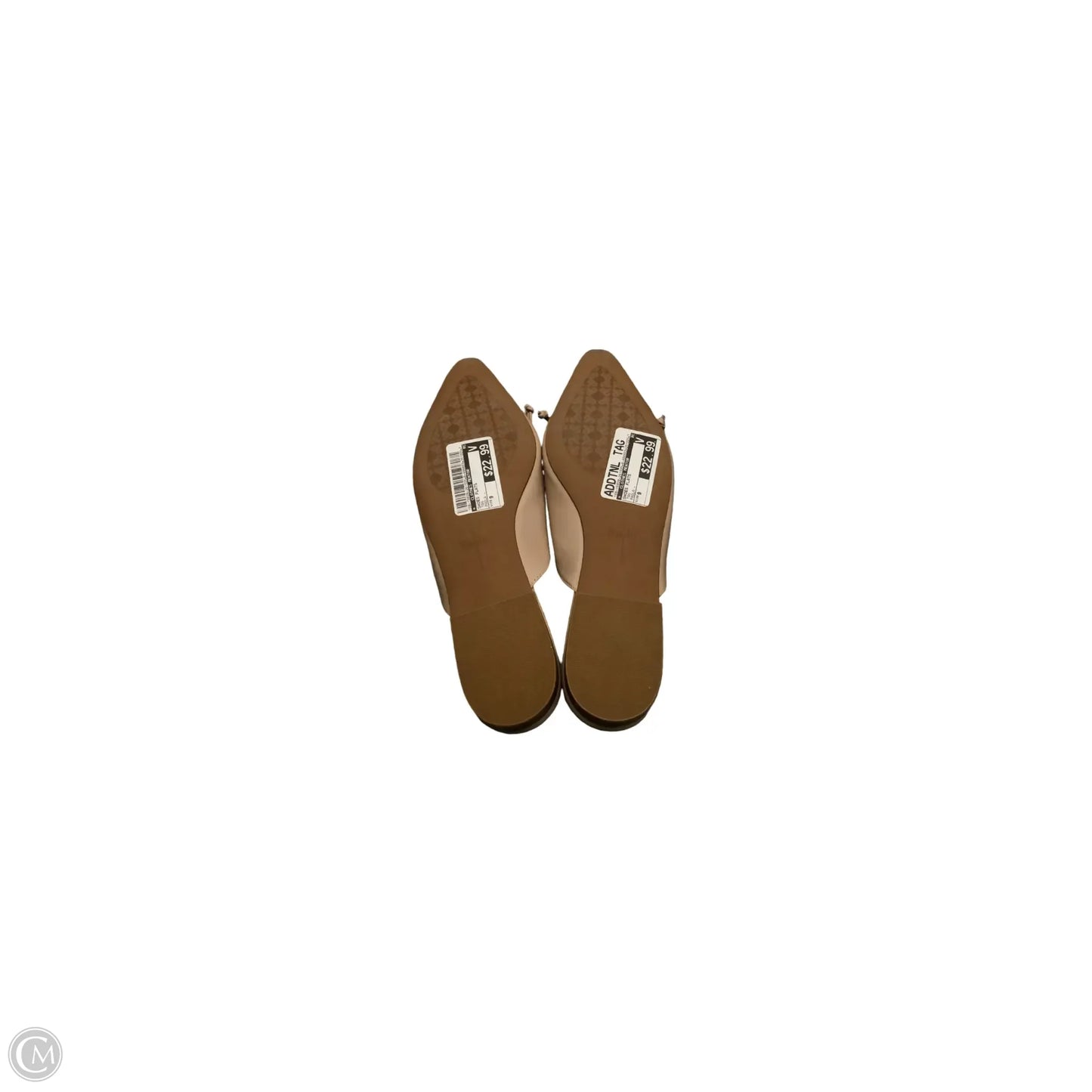 Shoes Flats By Clothes Mentor In Tan, Size: 9