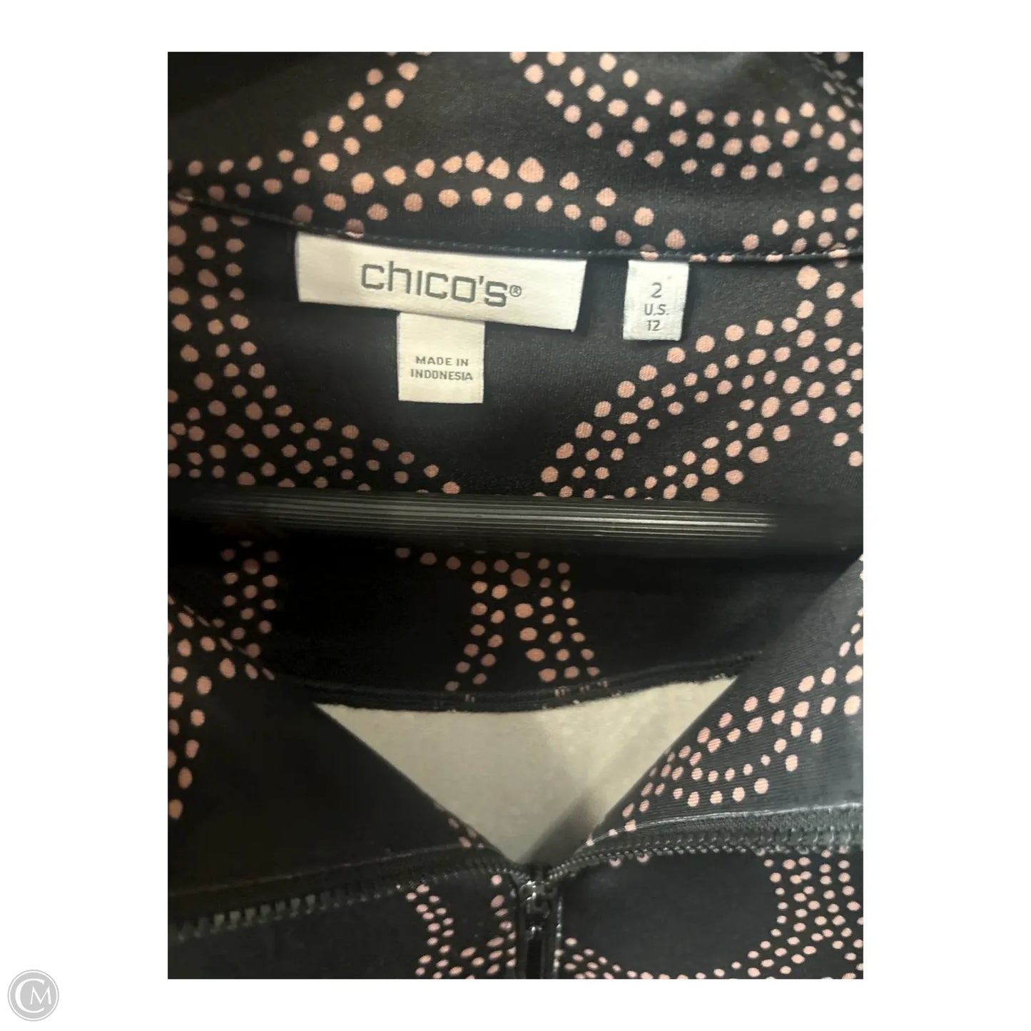 Top Long Sleeve Basic By Chicos In Black, Size: 12