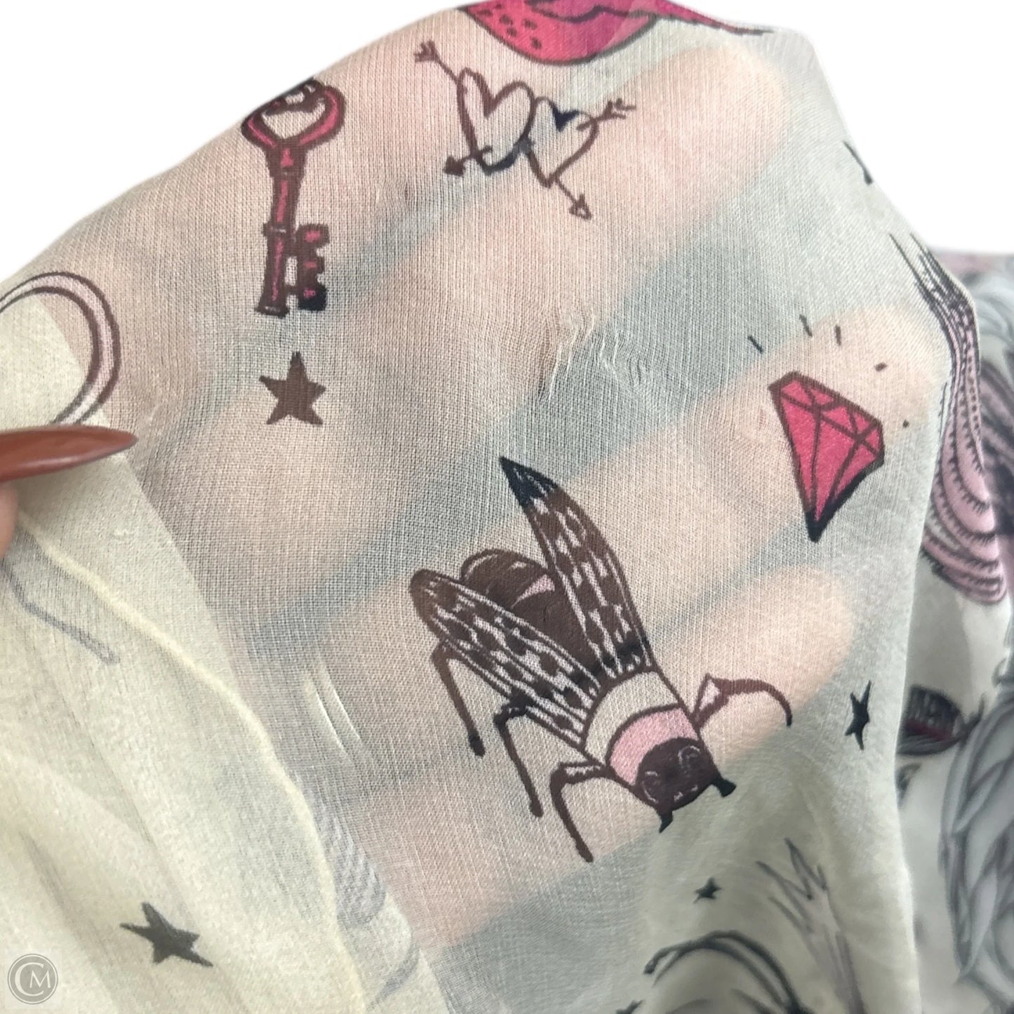 Scarf Luxury Designer By Alexander Mcqueen